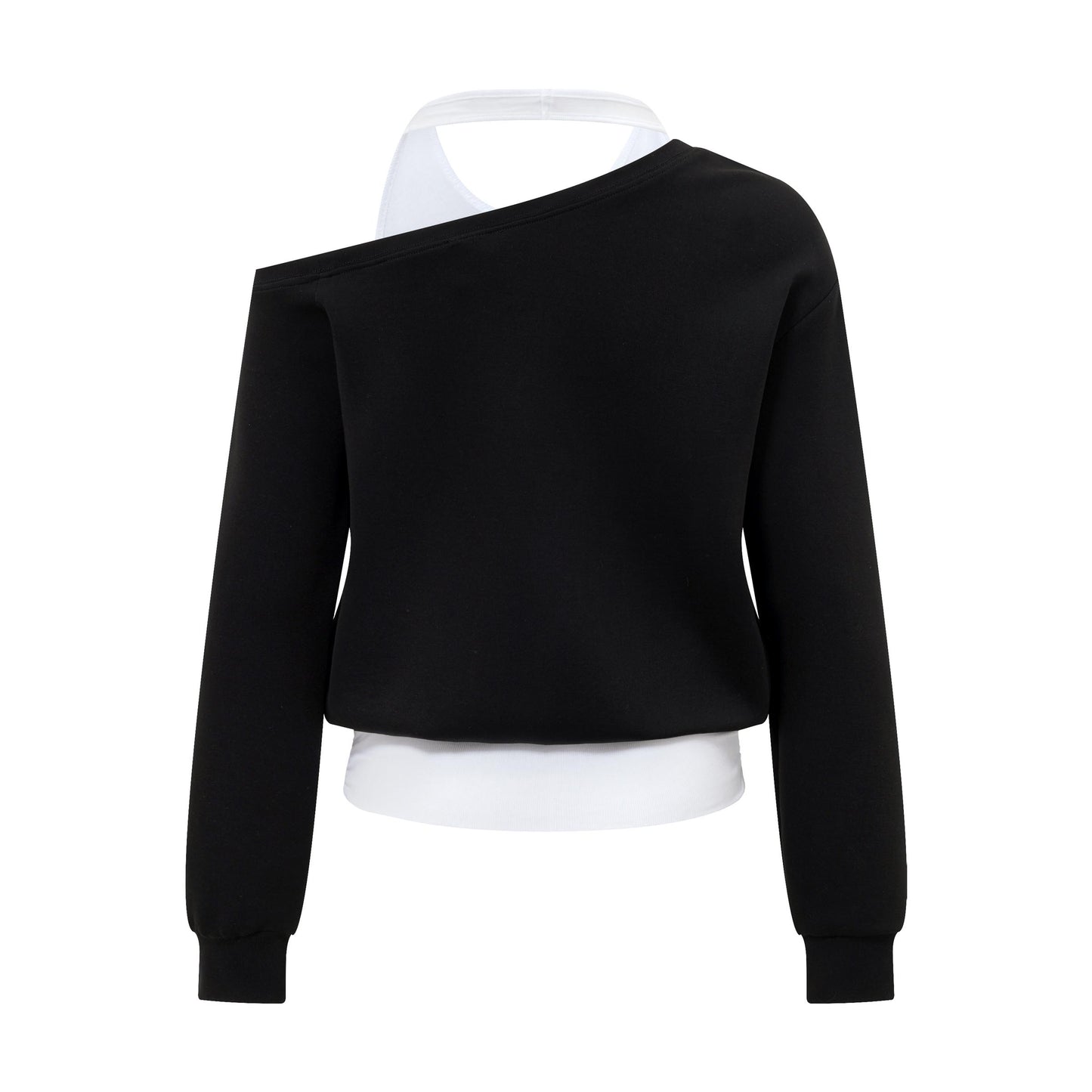 One Shoulder Sweatshirt