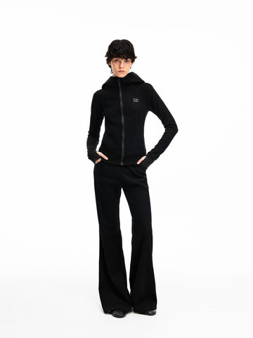 Bodycon Zip-up Hoodie