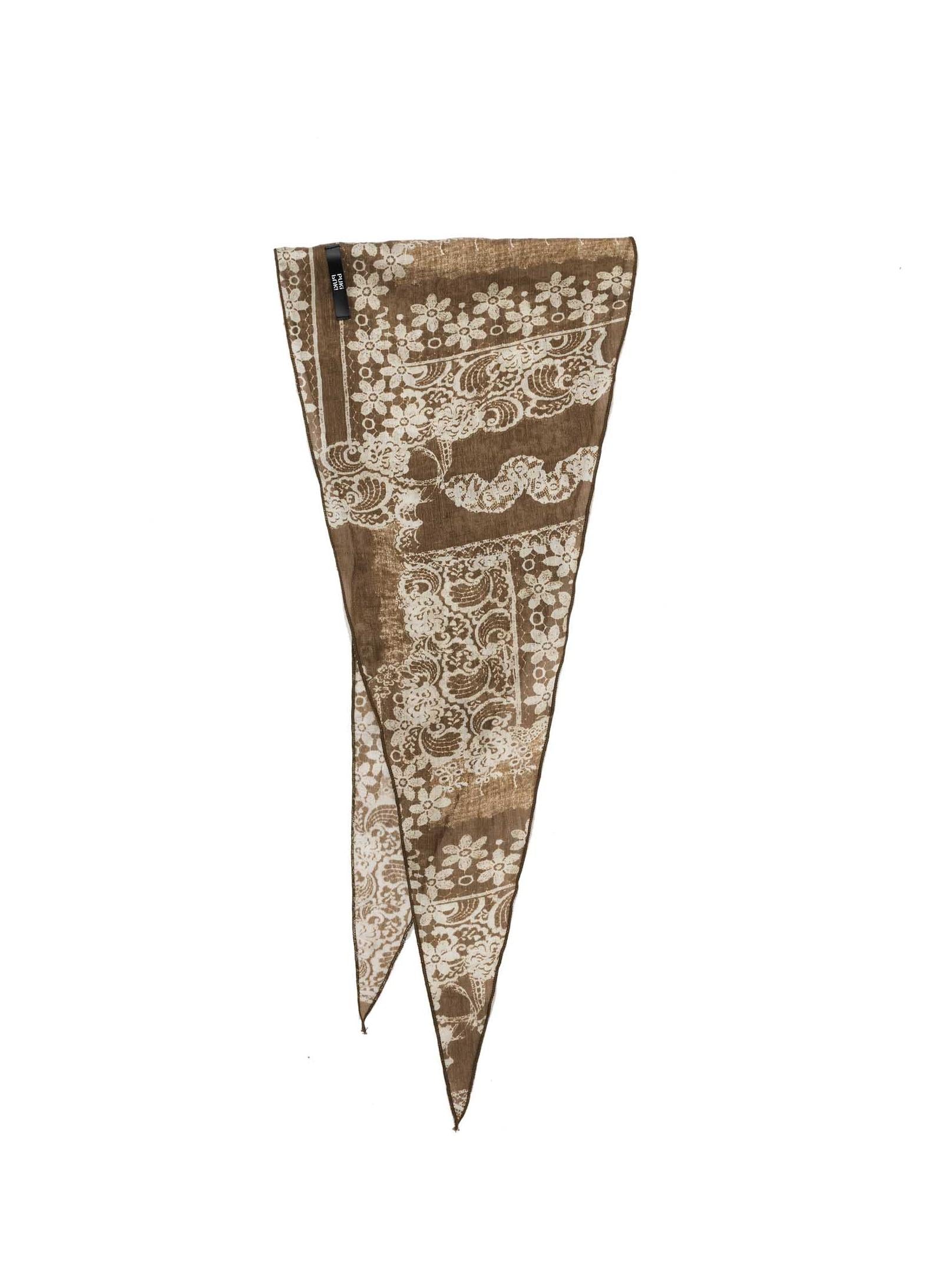 Retro Art Print Square Scarf
