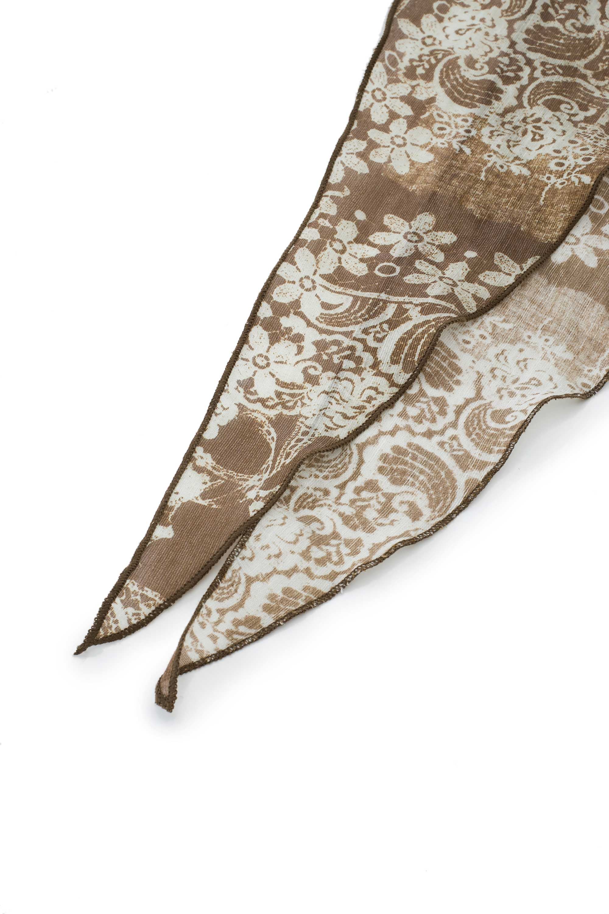Retro Art Print Square Scarf