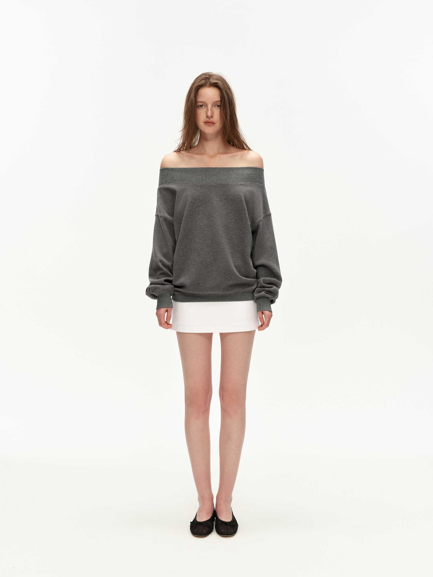 Cashmere Off-Shoulder Top