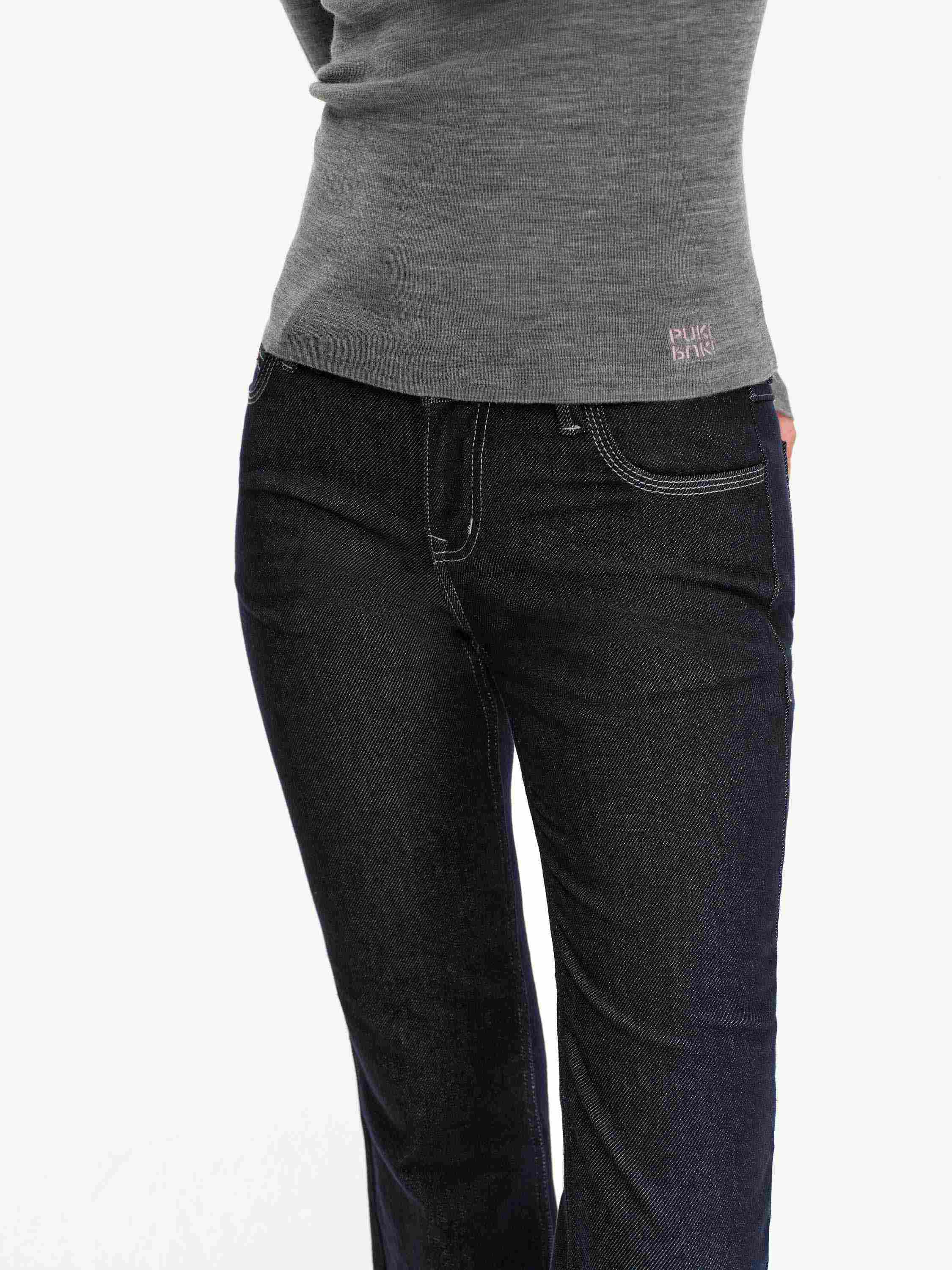 Navy Flare Jeans