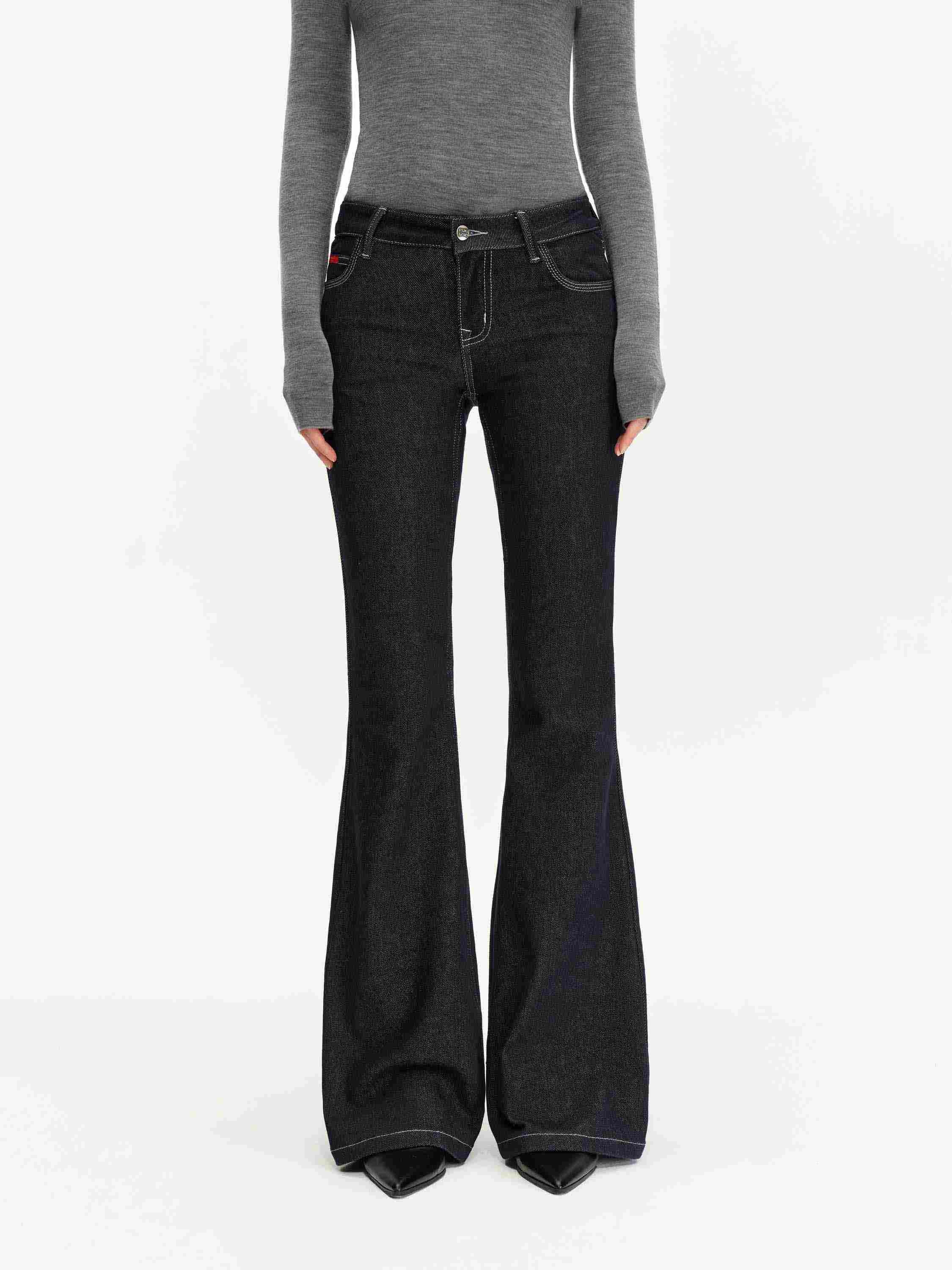 Navy Flare Jeans