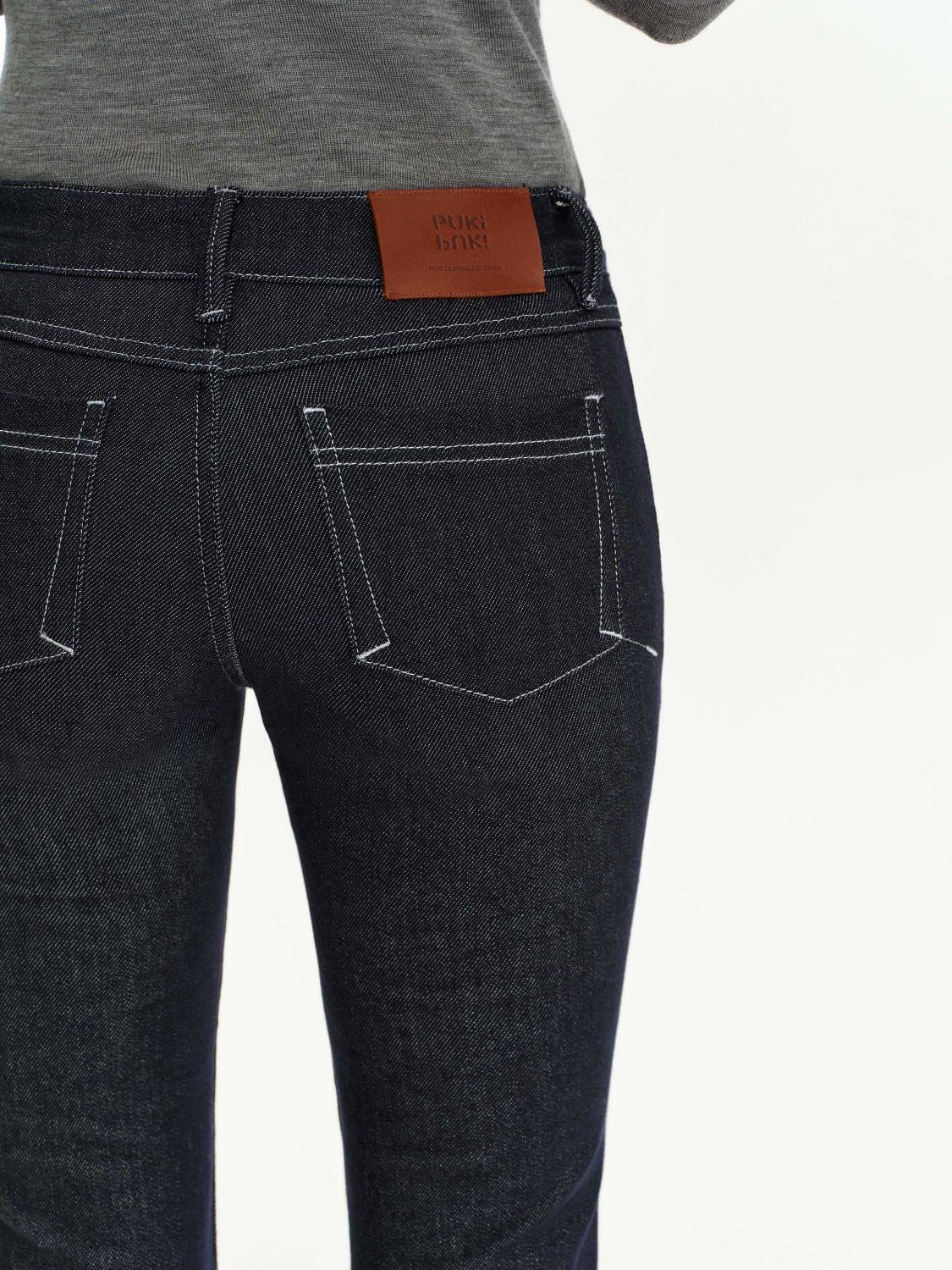 Navy Flare Jeans