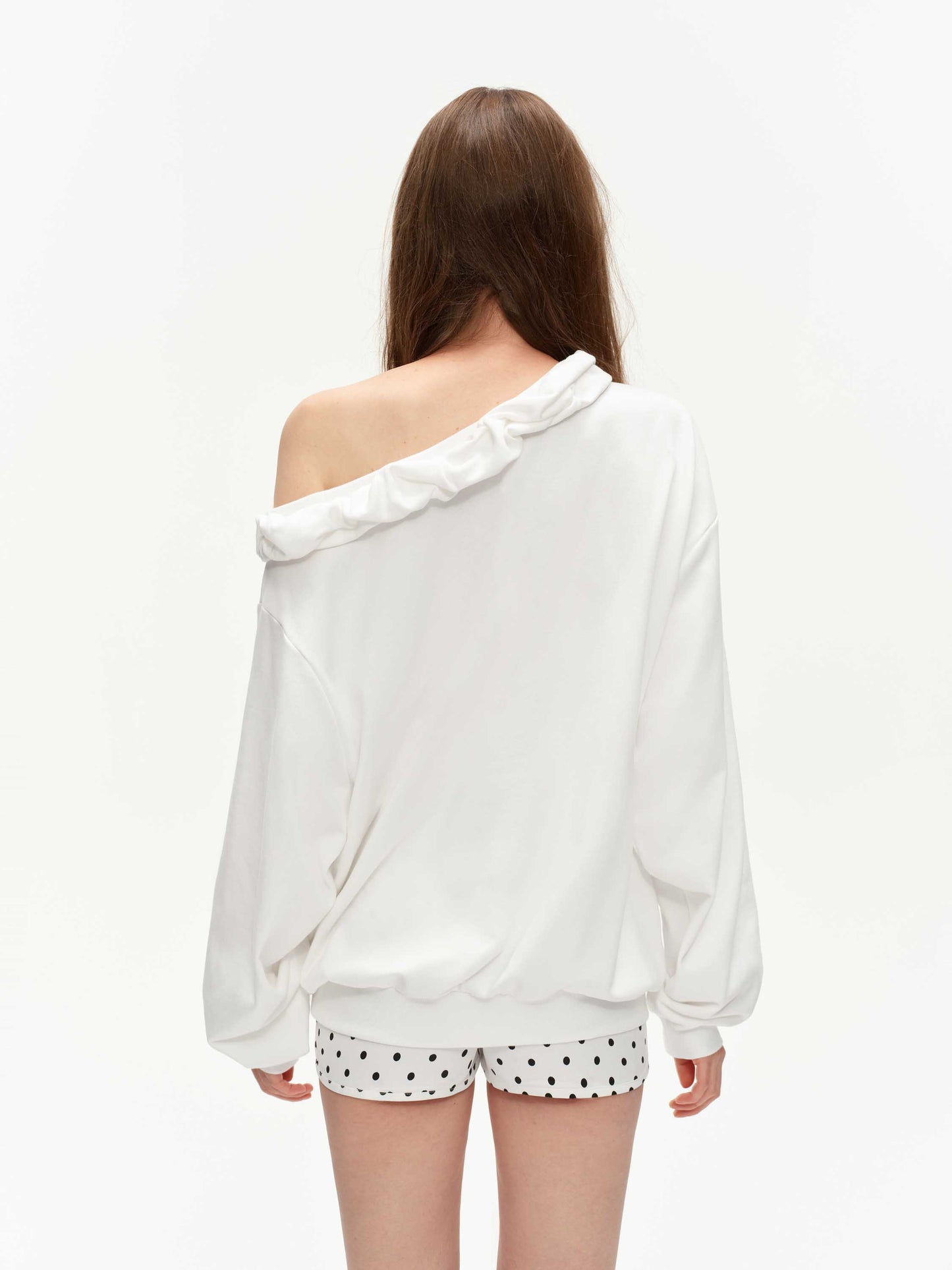 Blouson Asymmetric Sweatshirt