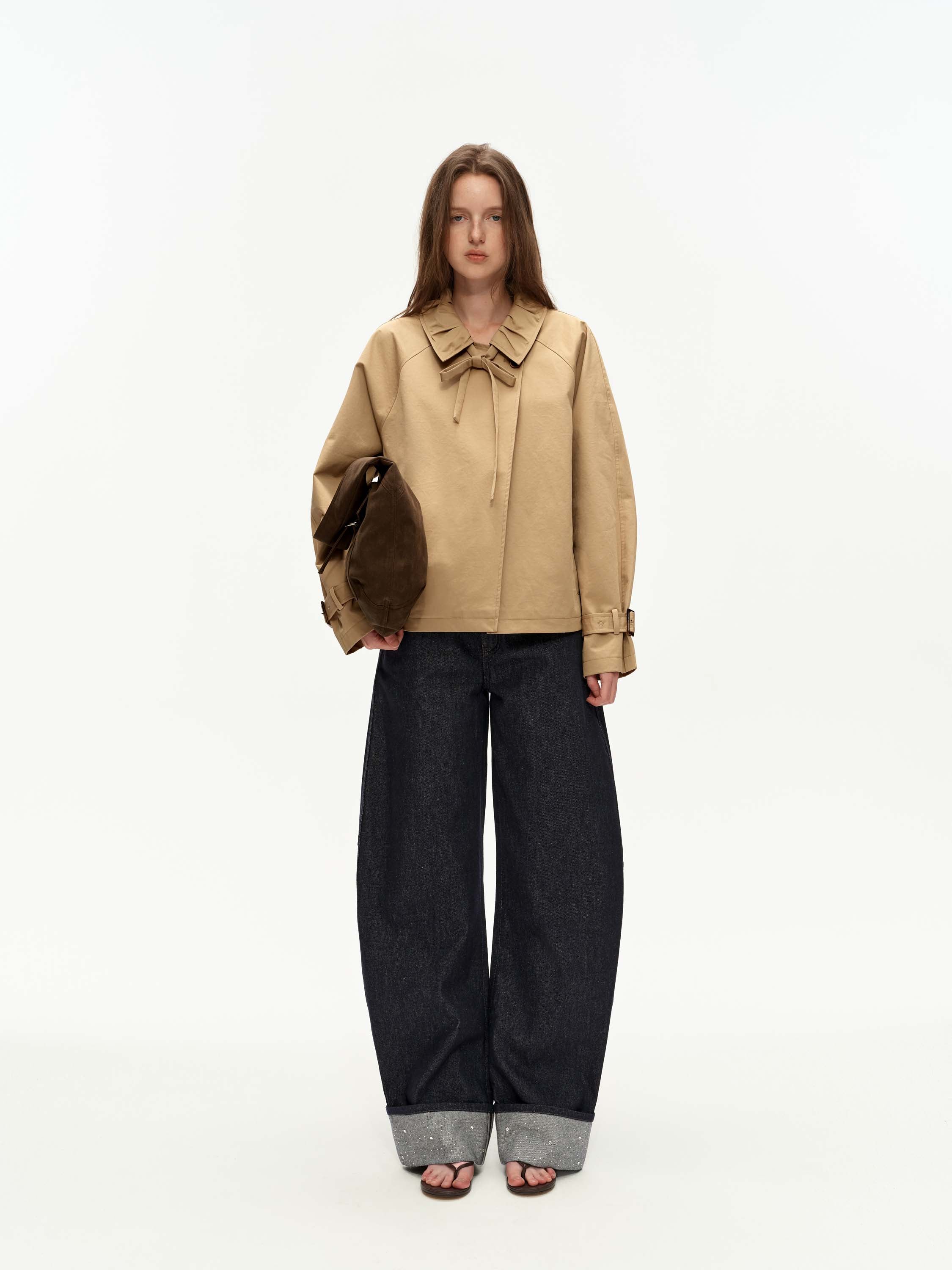 Boxy Short Trench