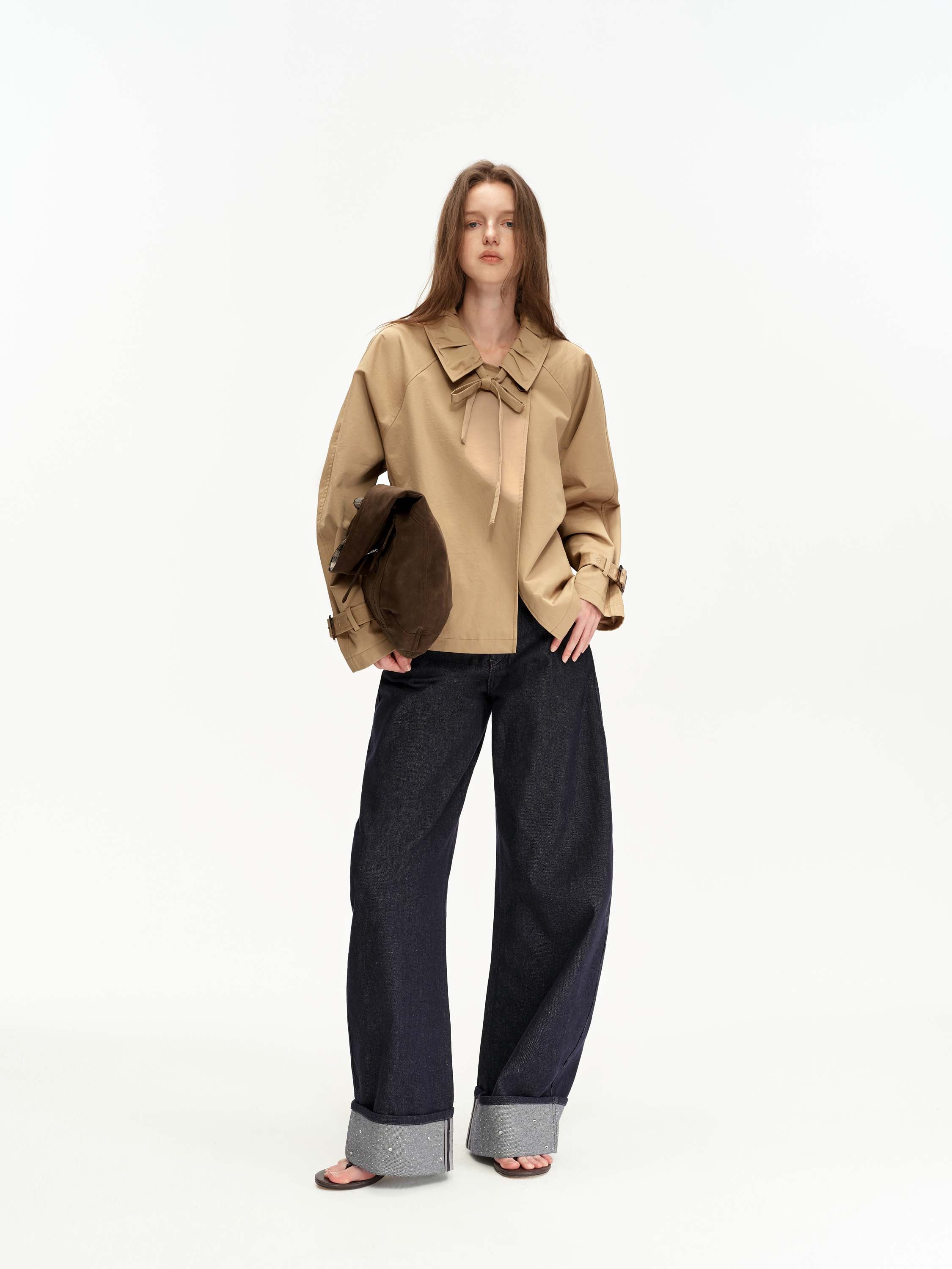 Boxy Short Trench