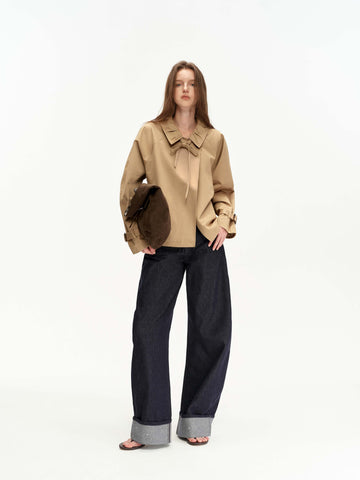Boxy Short Trench
