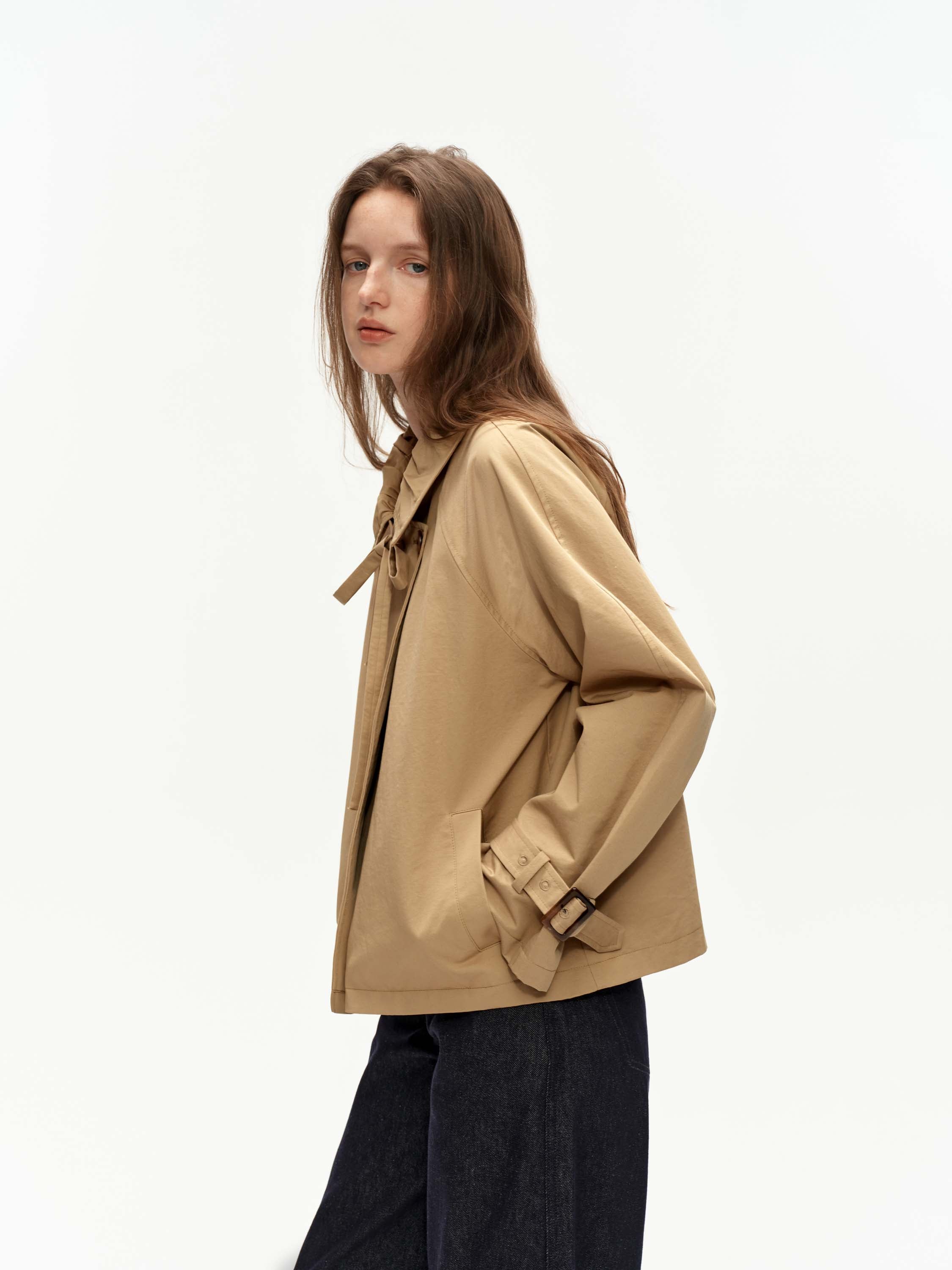 Boxy Short Trench