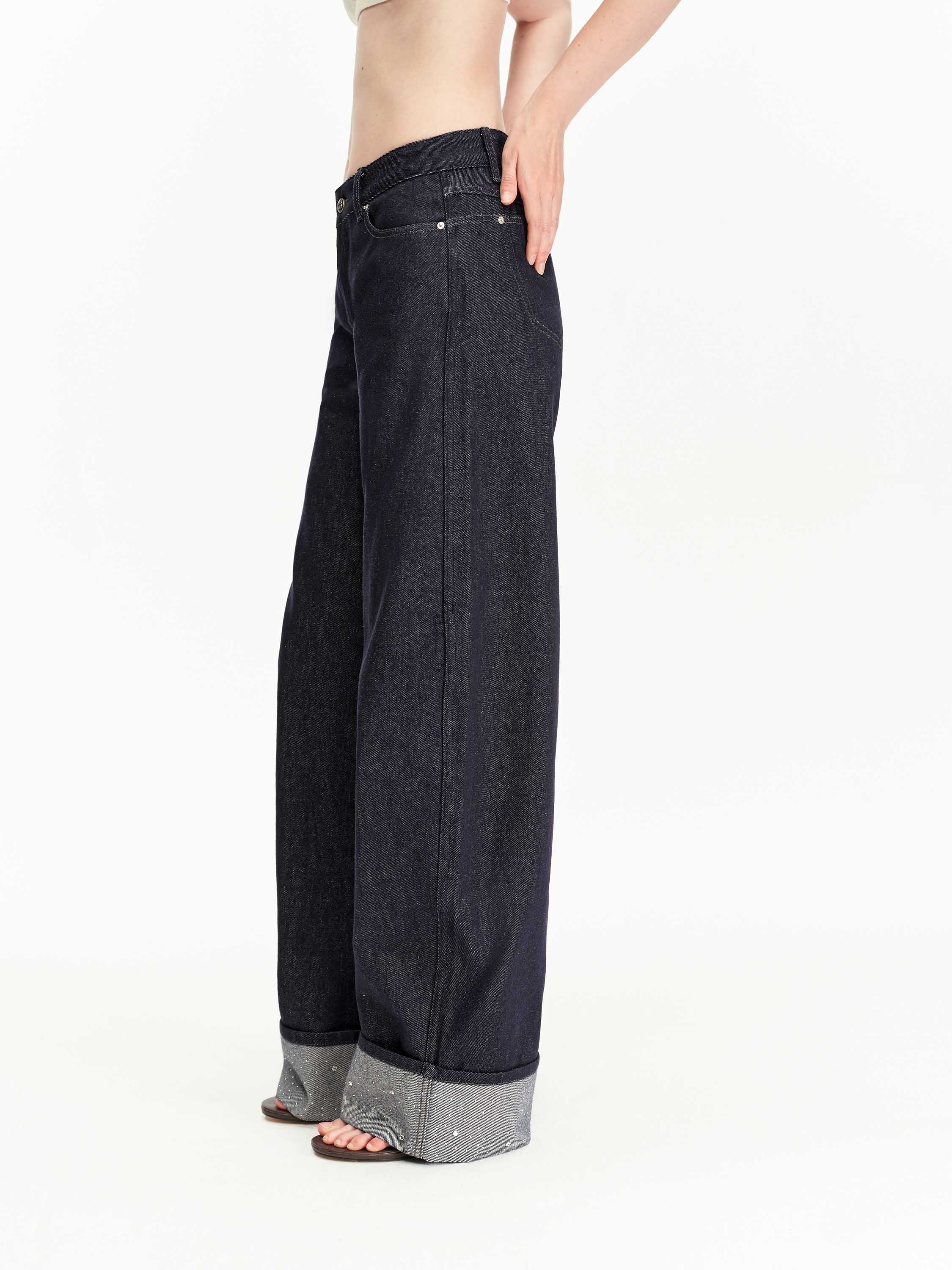 Indigo Round Jeans