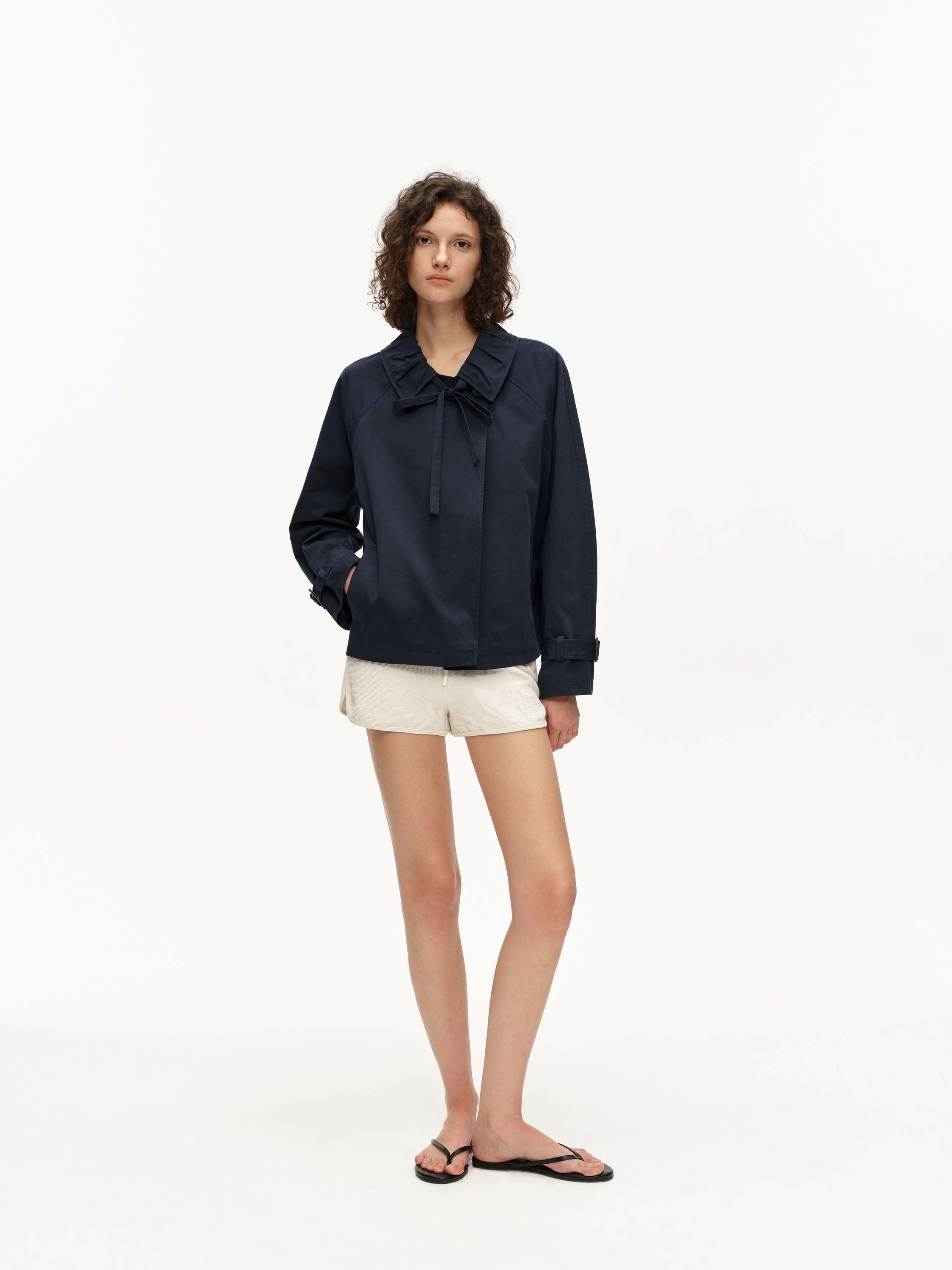 Boxy Short Trench