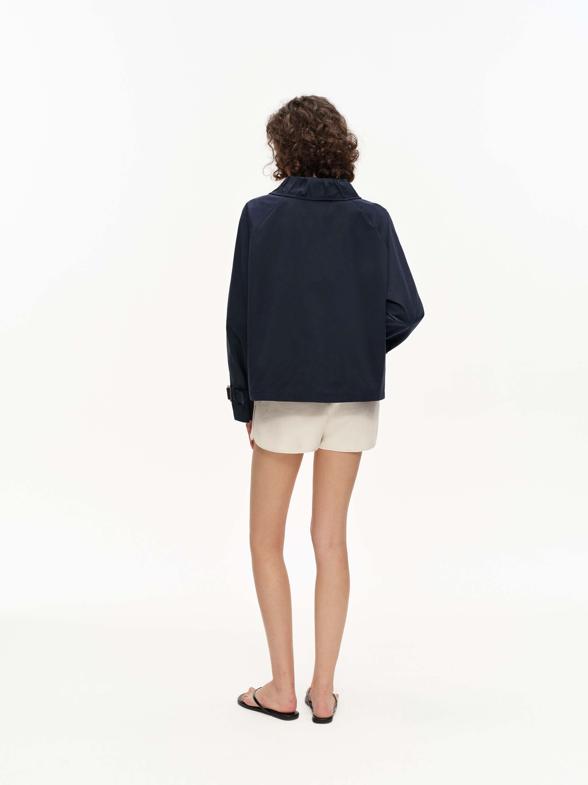 Boxy Short Trench