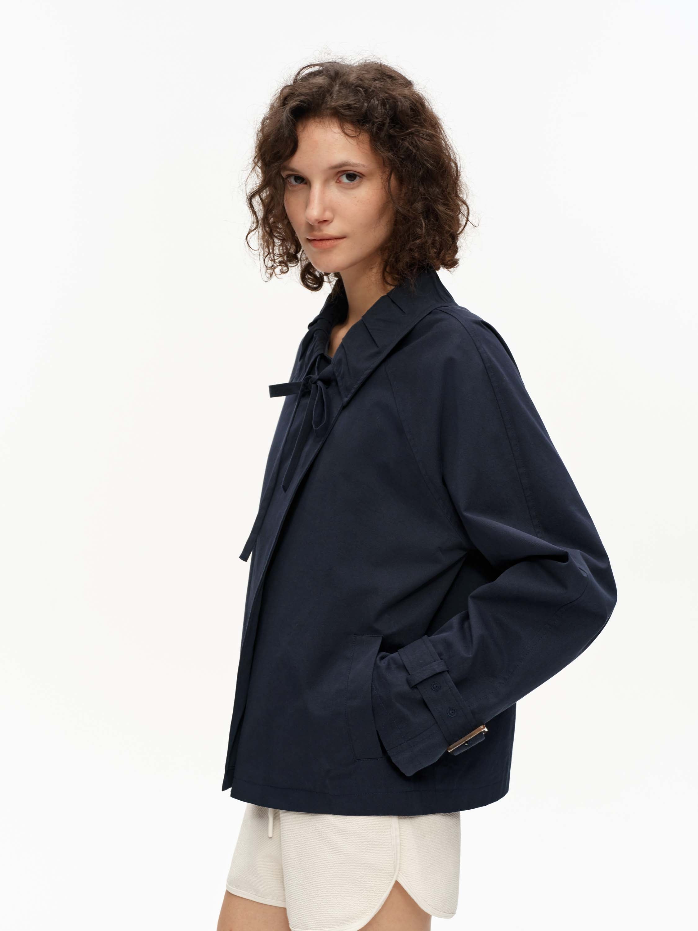 Boxy Short Trench