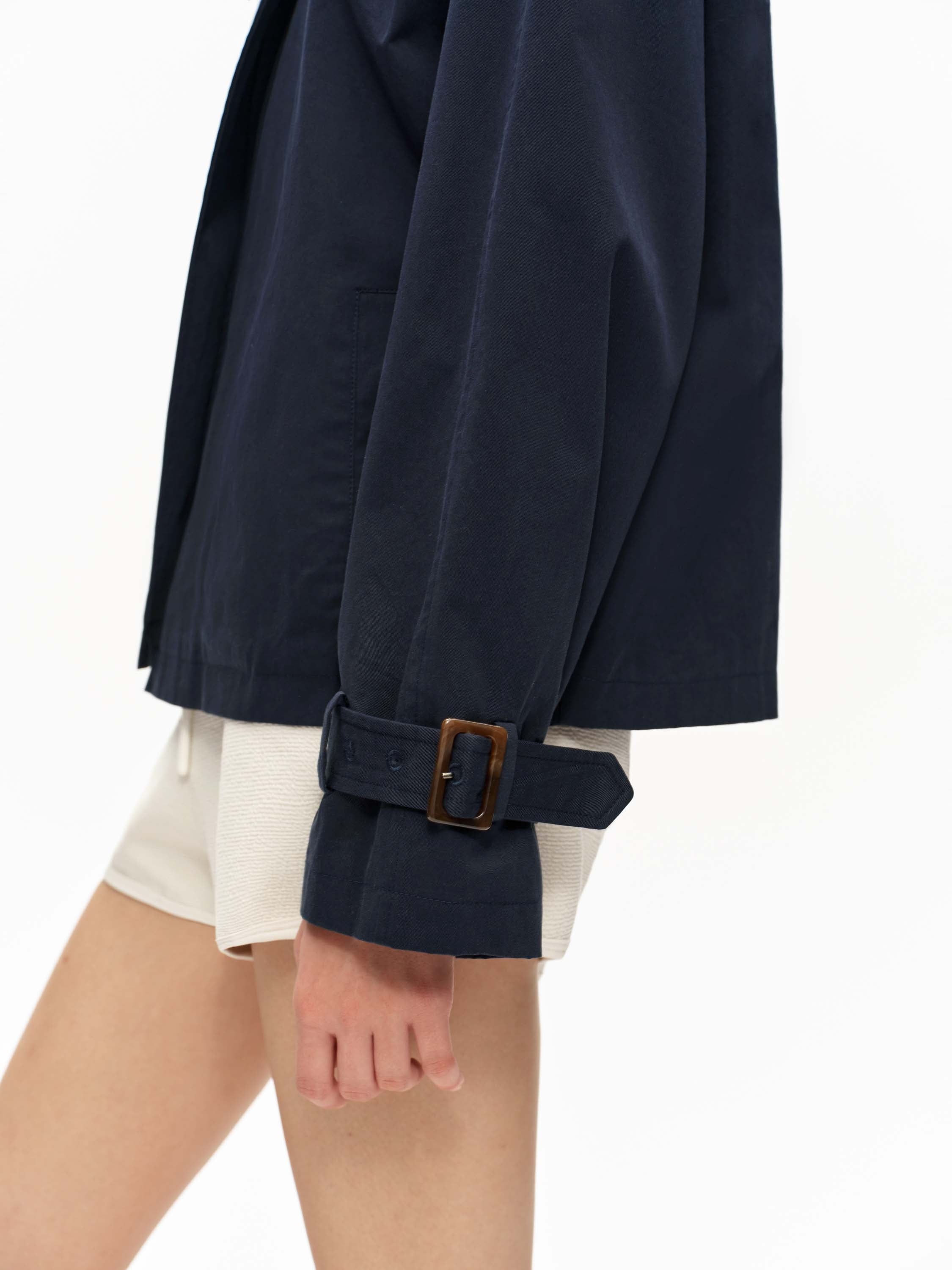 Boxy Short Trench