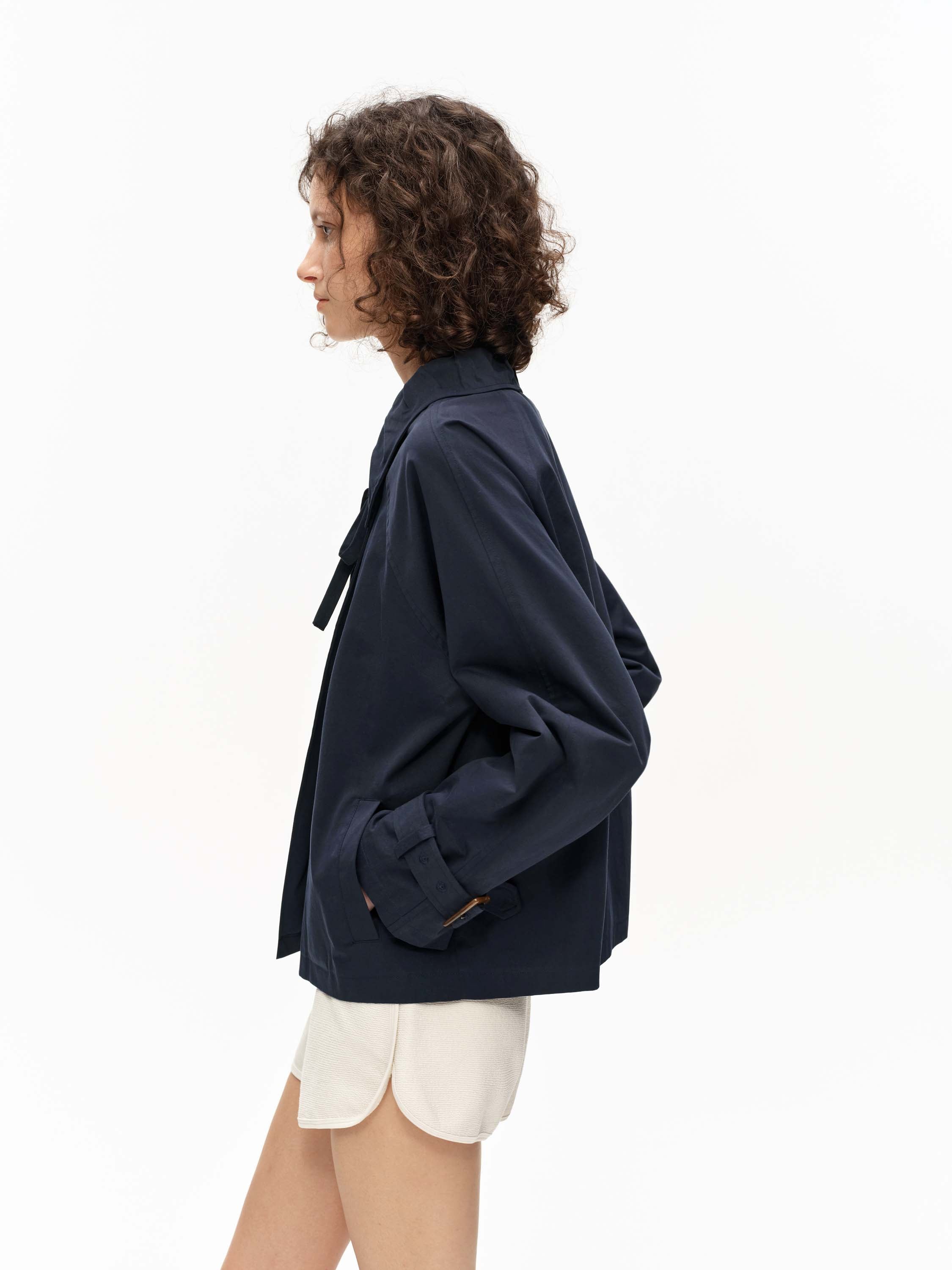 Boxy Short Trench