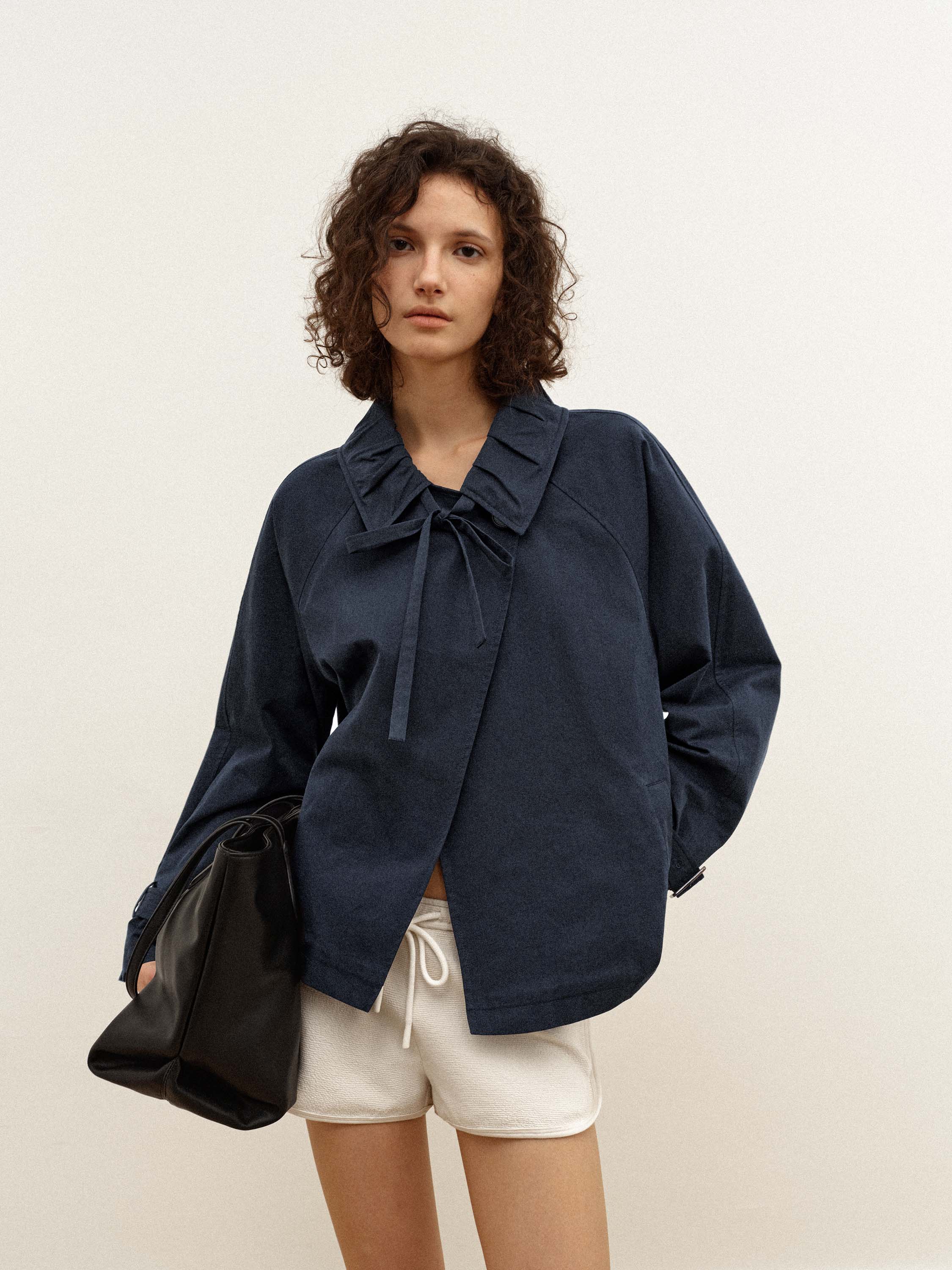 Boxy Short Trench