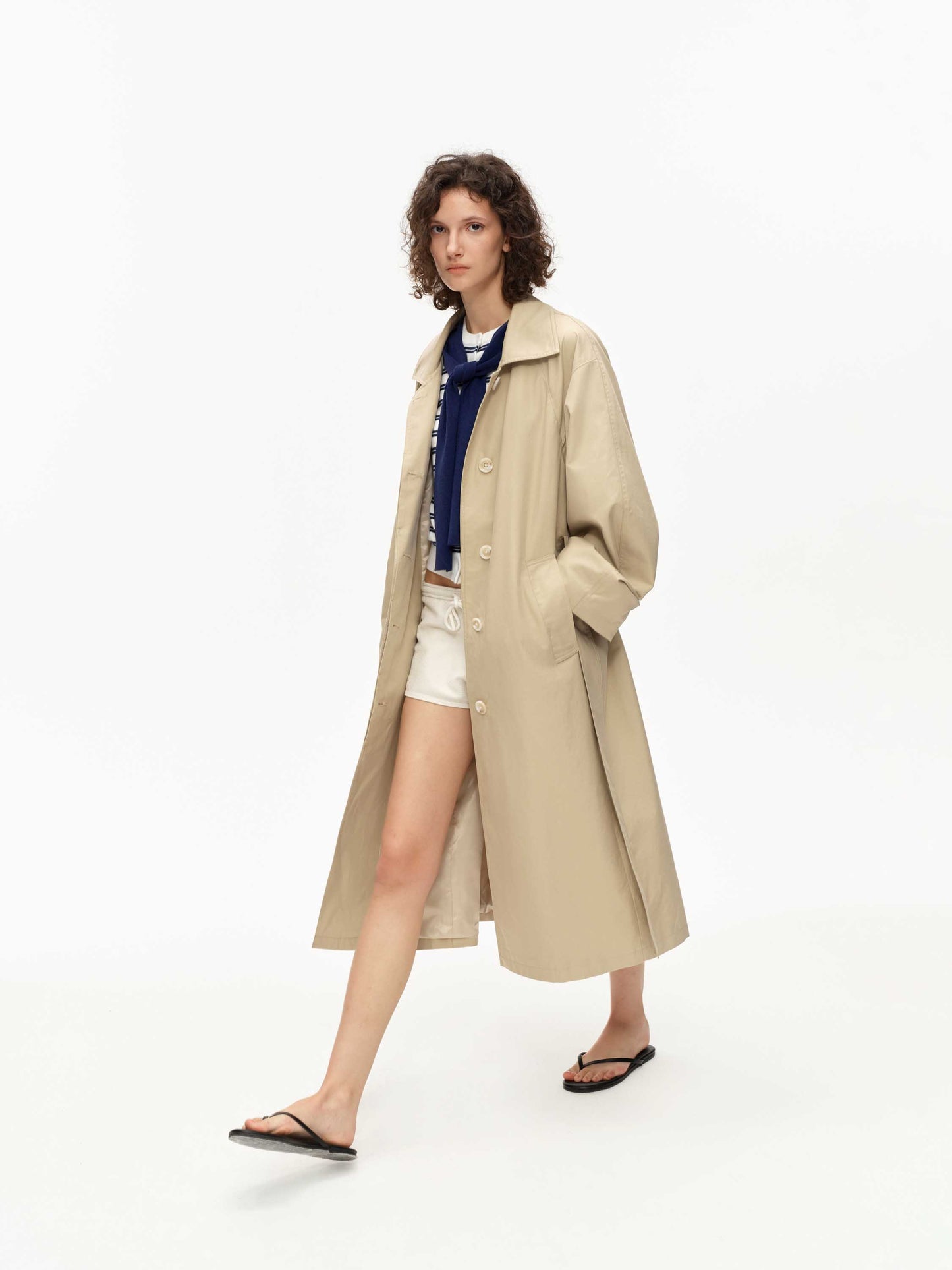 Faux Layered Shawl Cardigan