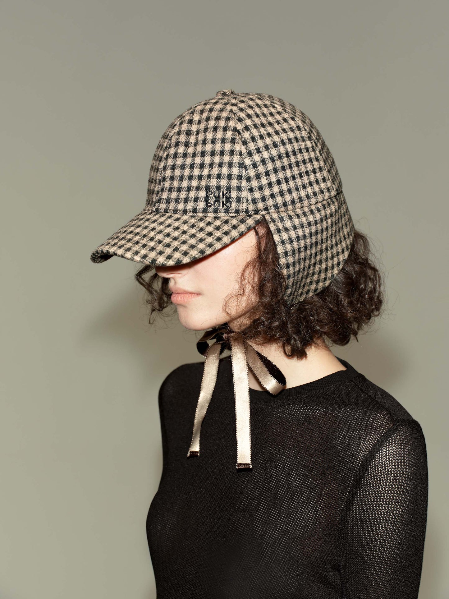 Plaid Earflap Hat