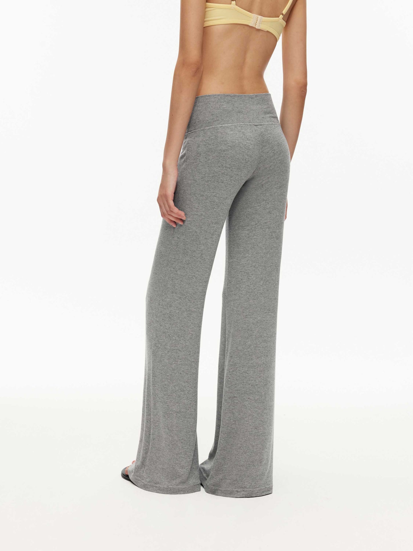 V-Waist Knit Trousers Sets
