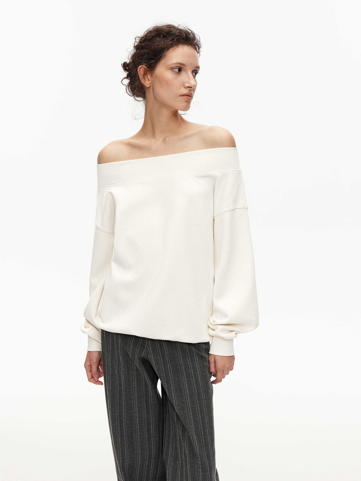 Cashmere Off-Shoulder Top