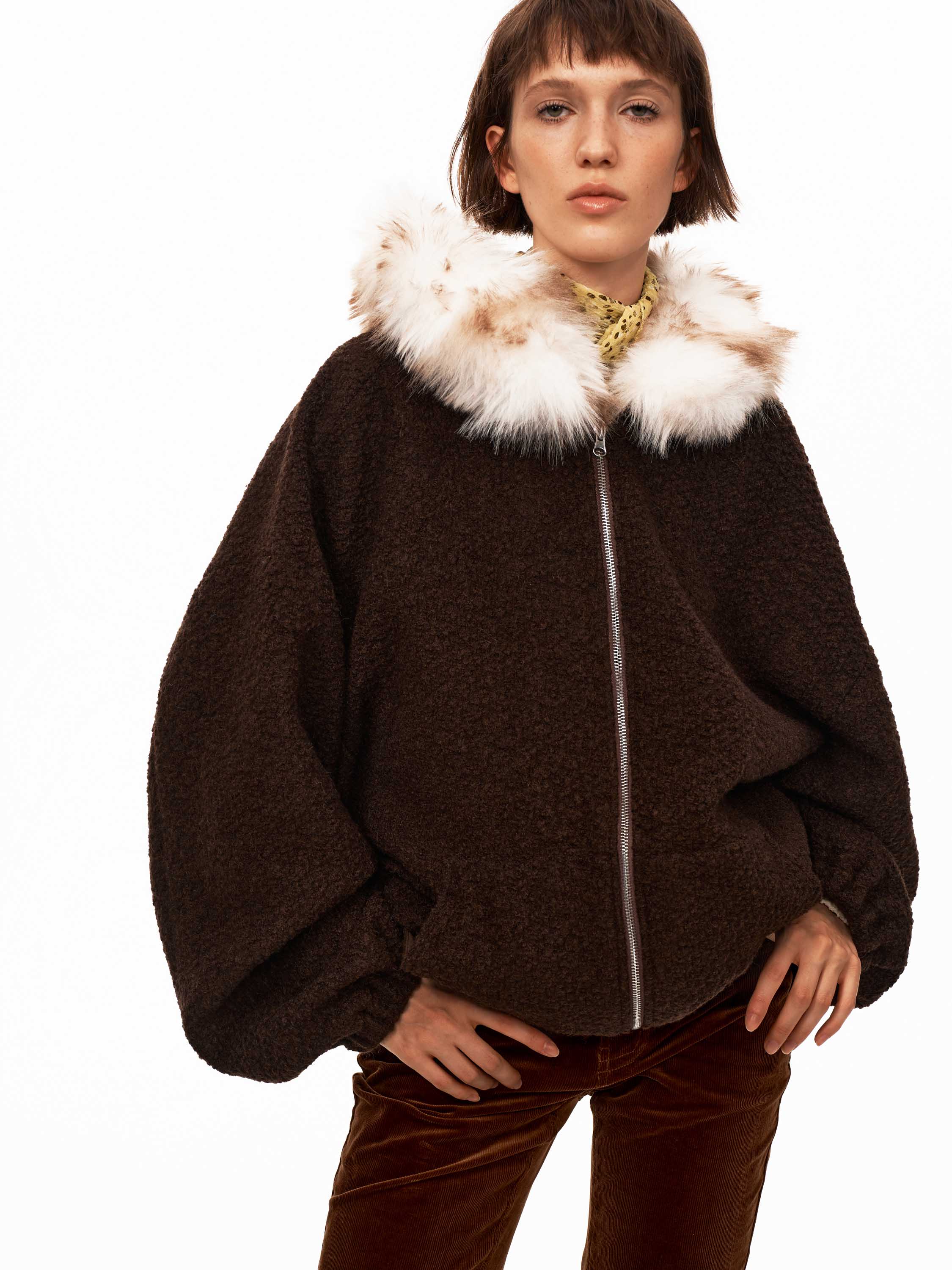 Hooded Sweatshirt Jacket
