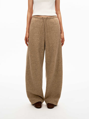 Cargo Sweatpants with Deer Camo Print