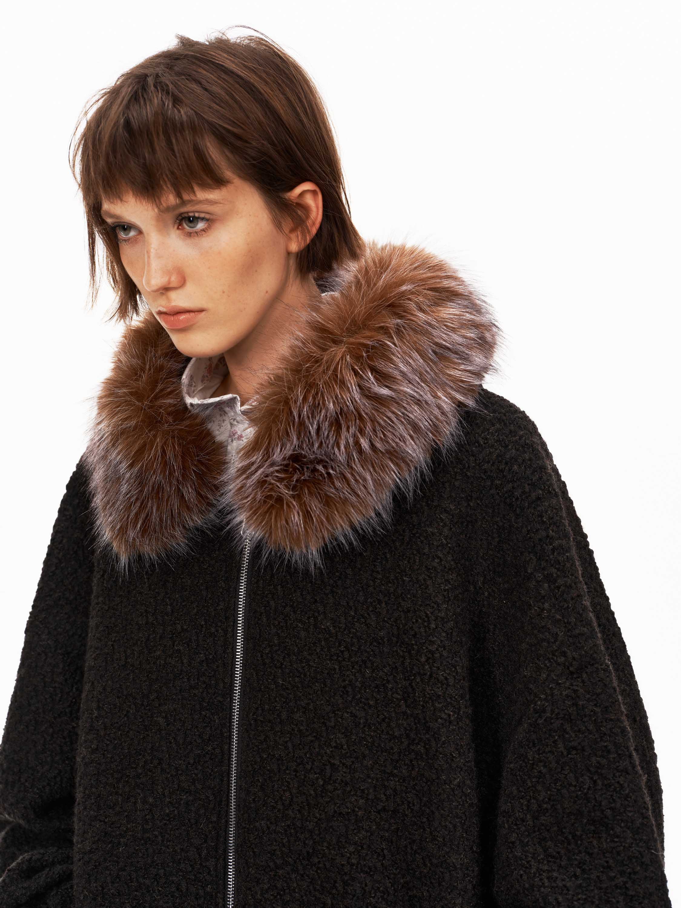 Hooded Sweatshirt Jacket
