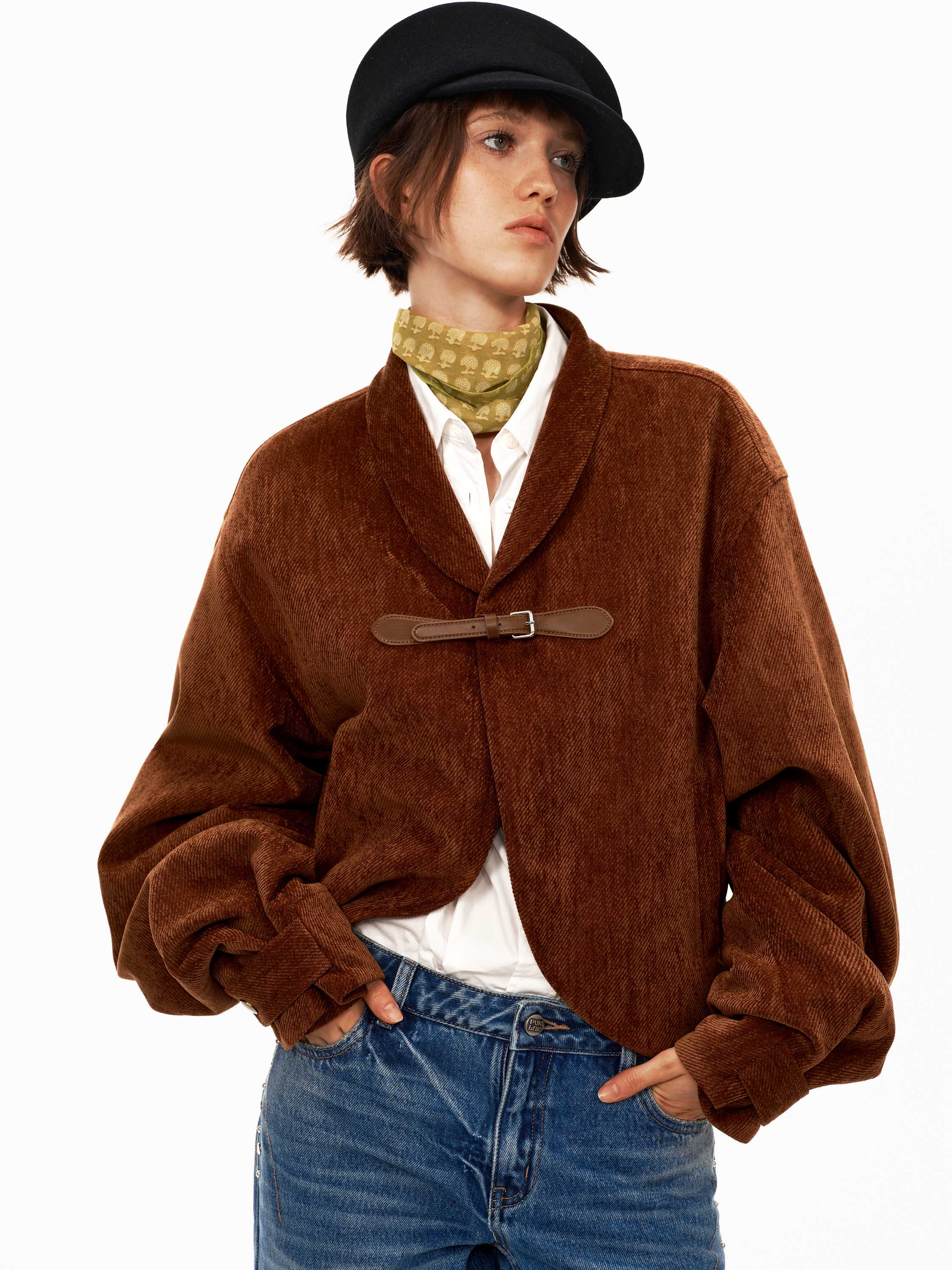 Oversize Brown Jacket