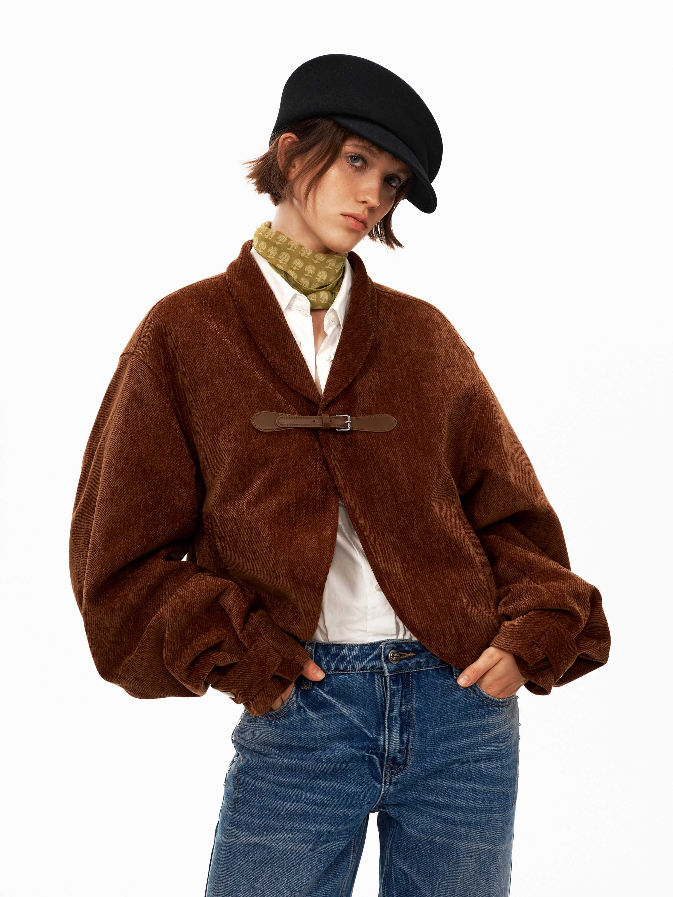 Oversize Brown Jacket