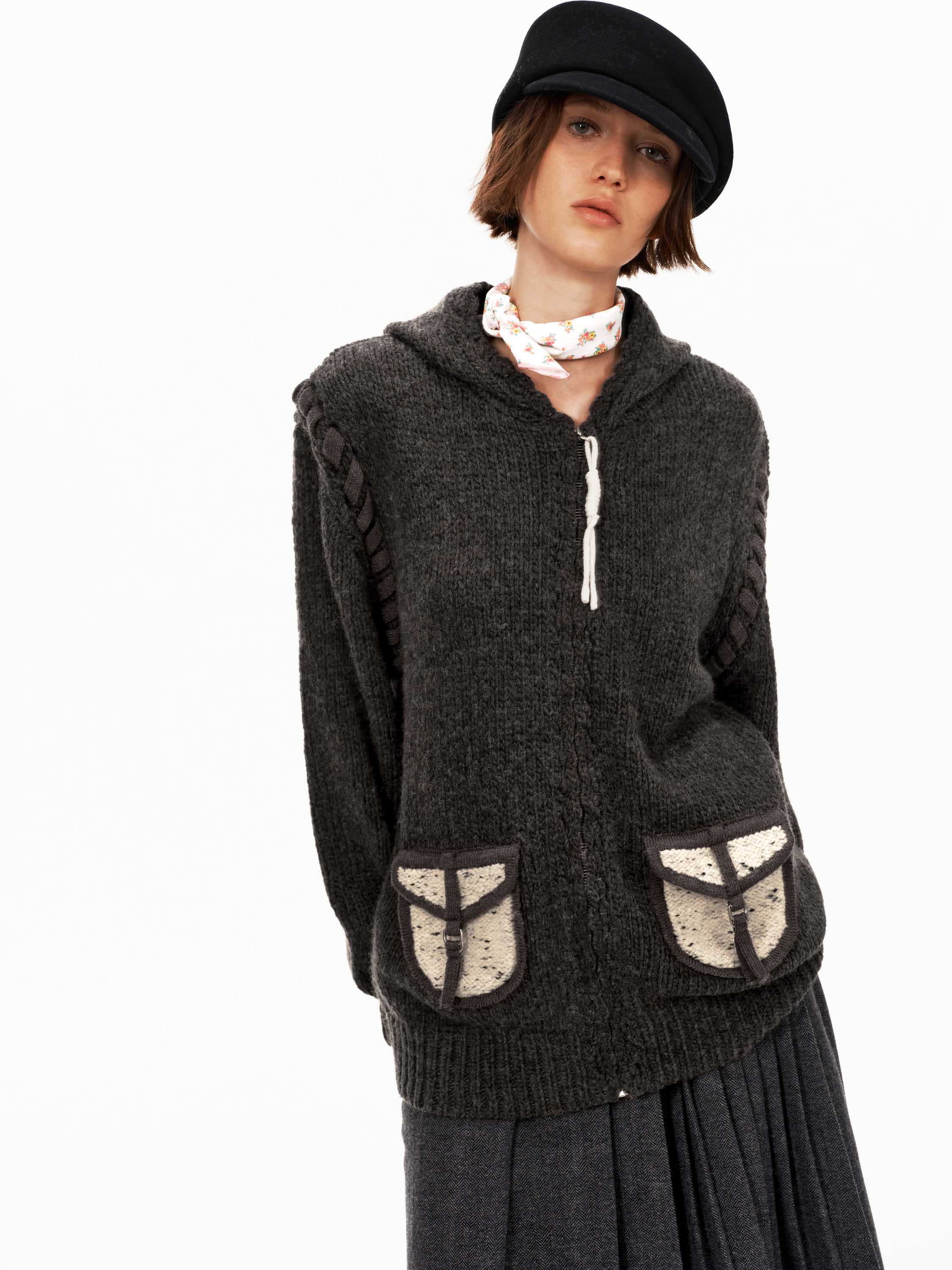 Pocket Sweater Jacket
