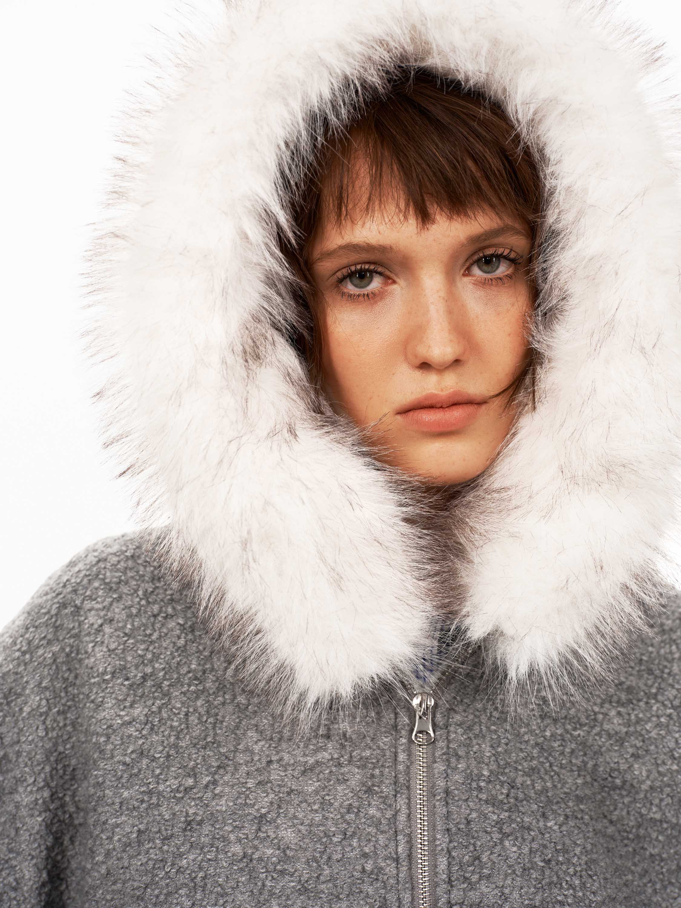 Hooded Sweatshirt Jacket