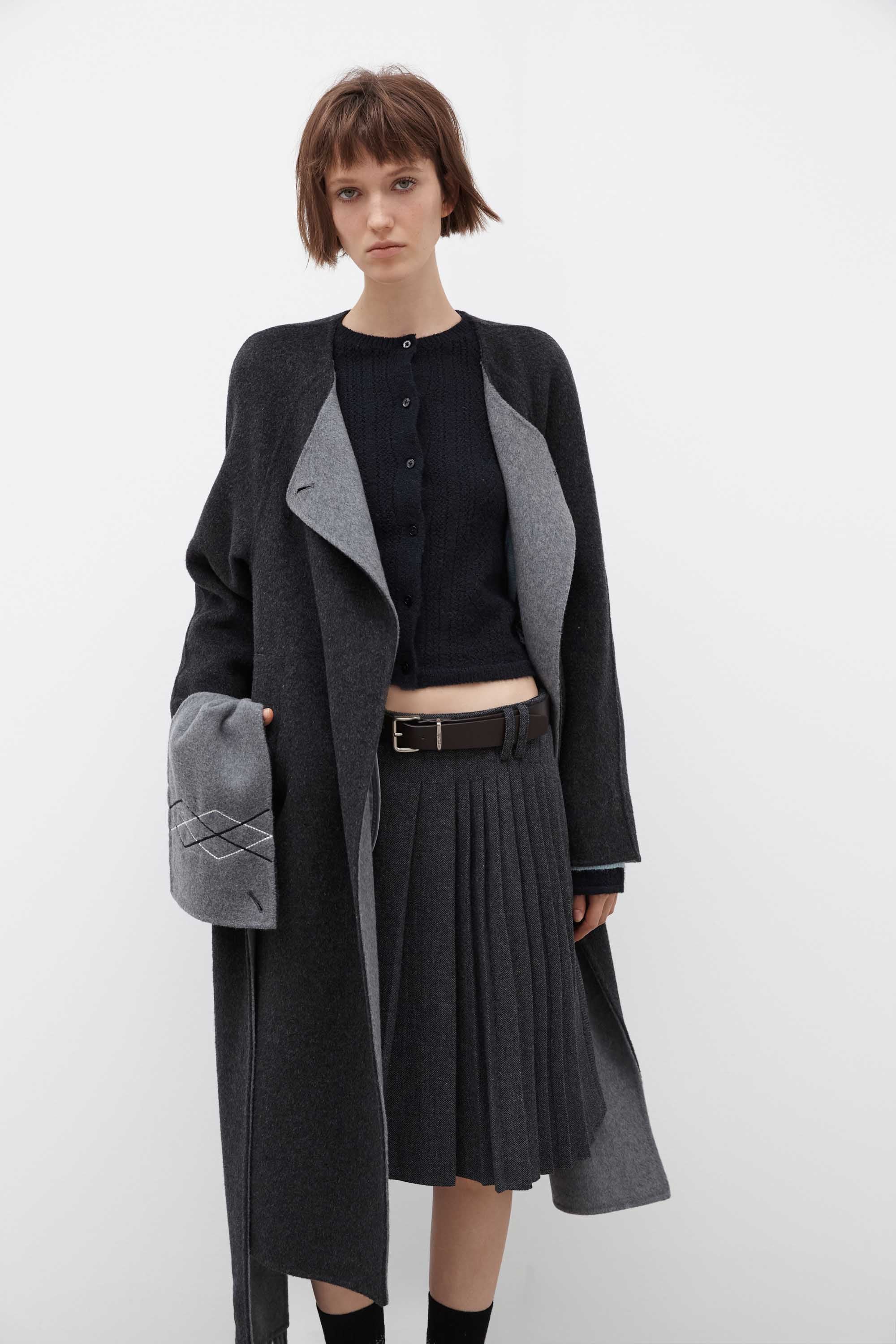 Reversible Wool Coat