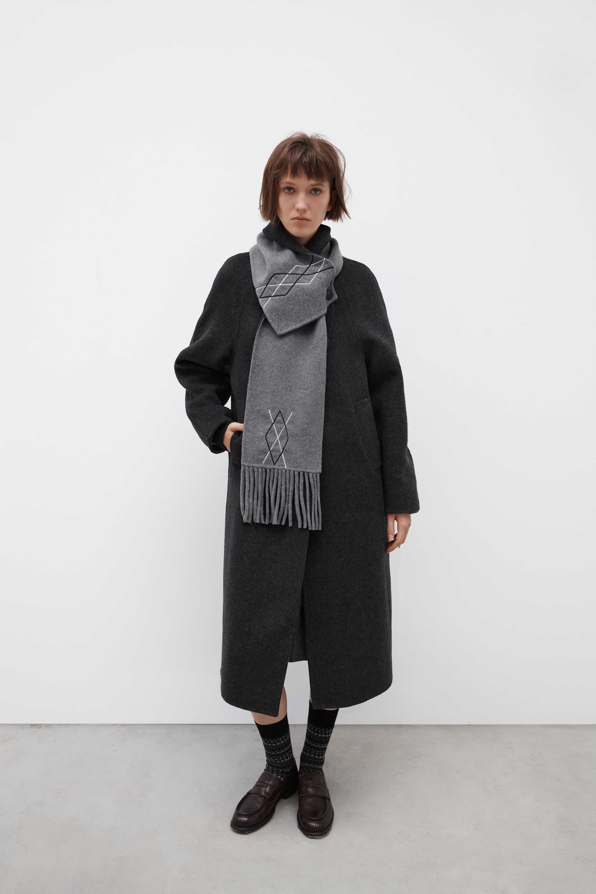 Reversible Wool Coat