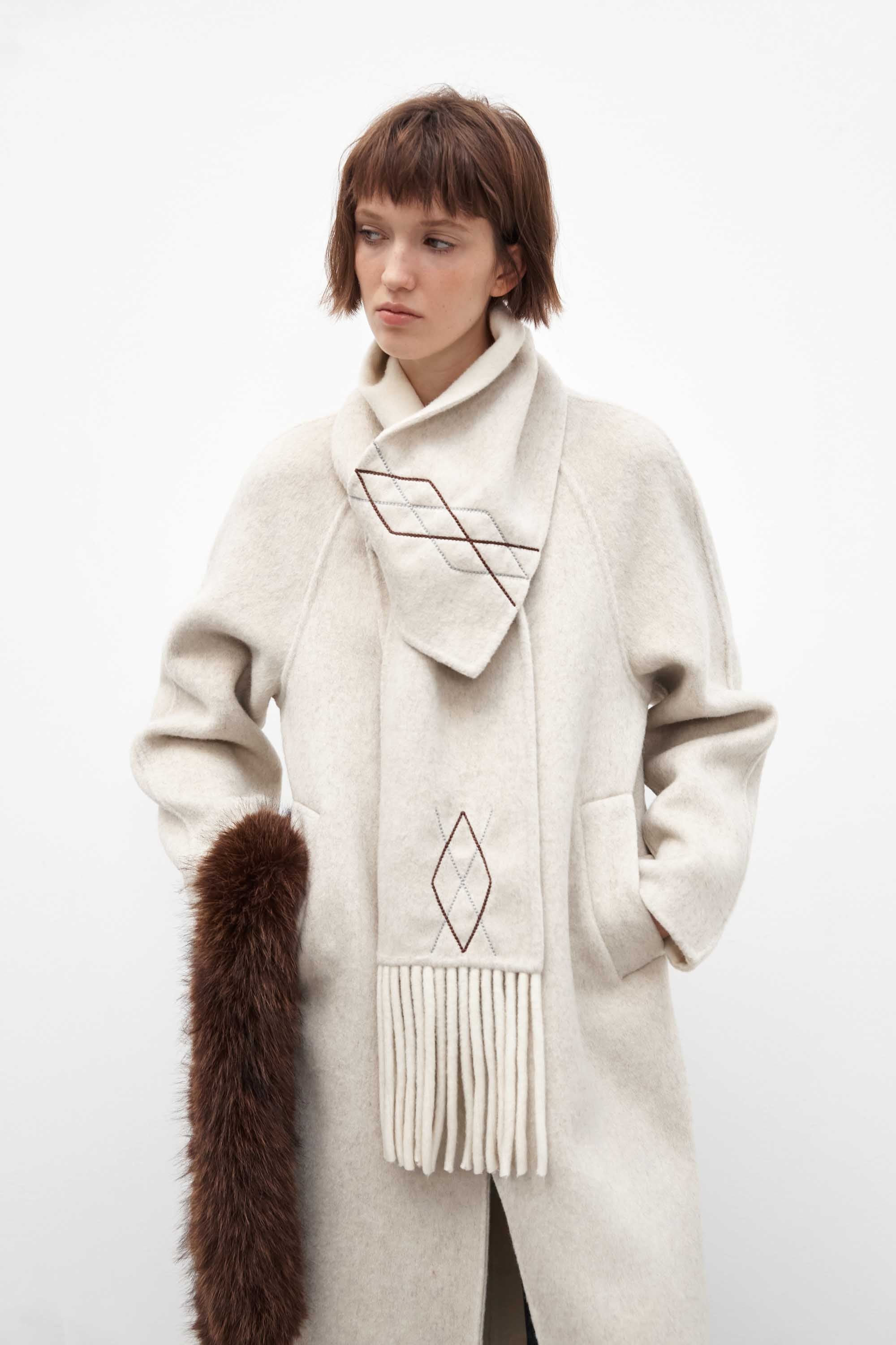 Reversible Wool Coat