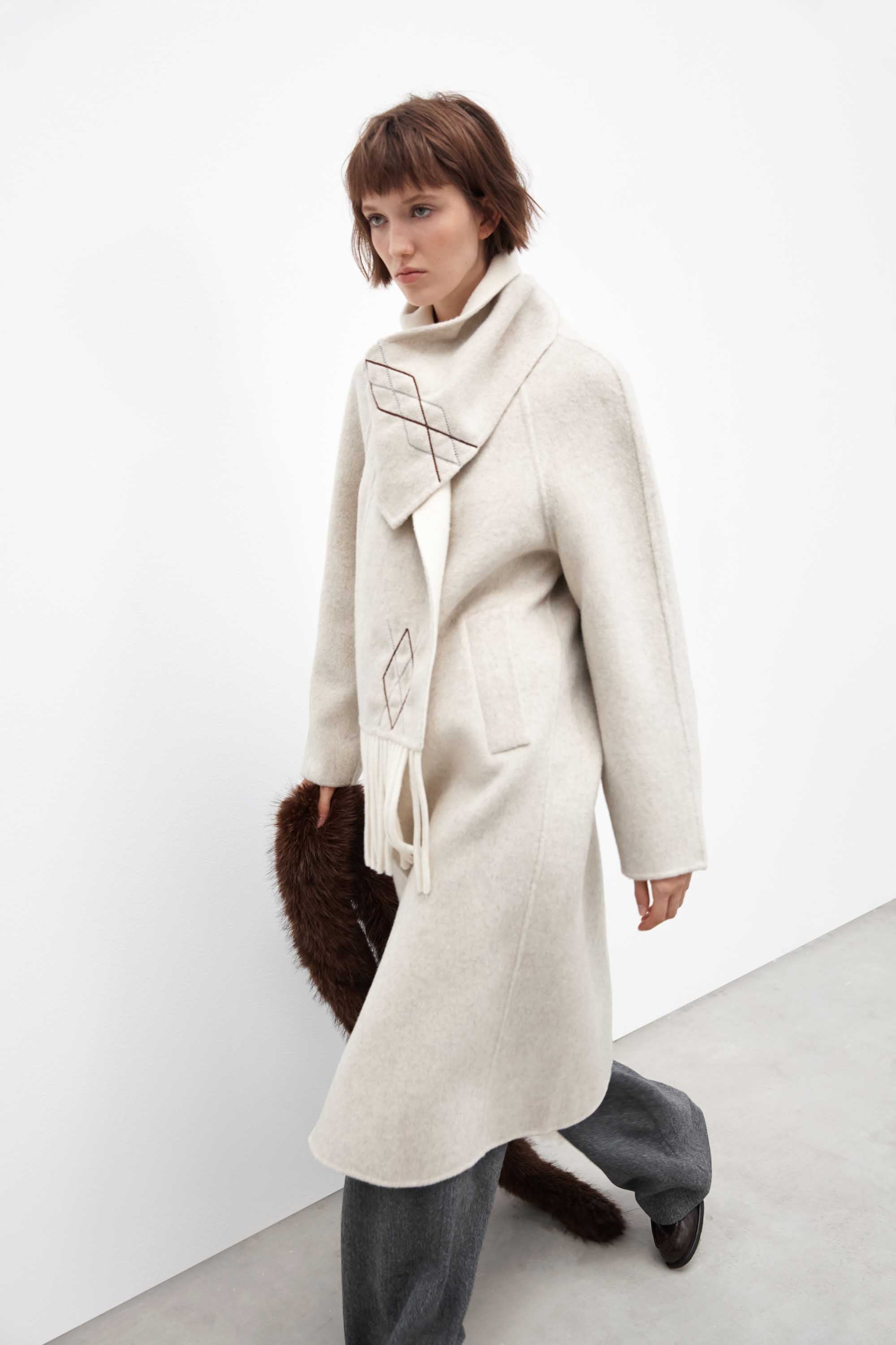 Reversible Wool Coat