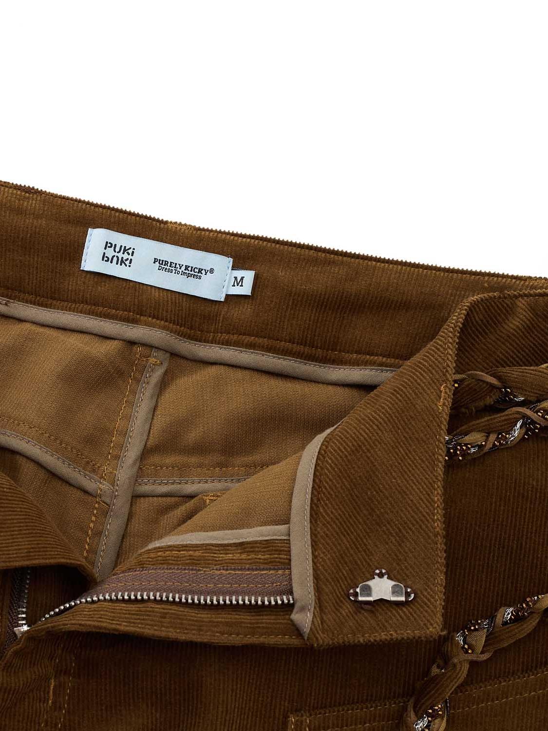 Corduroy Arc Leg Trousers