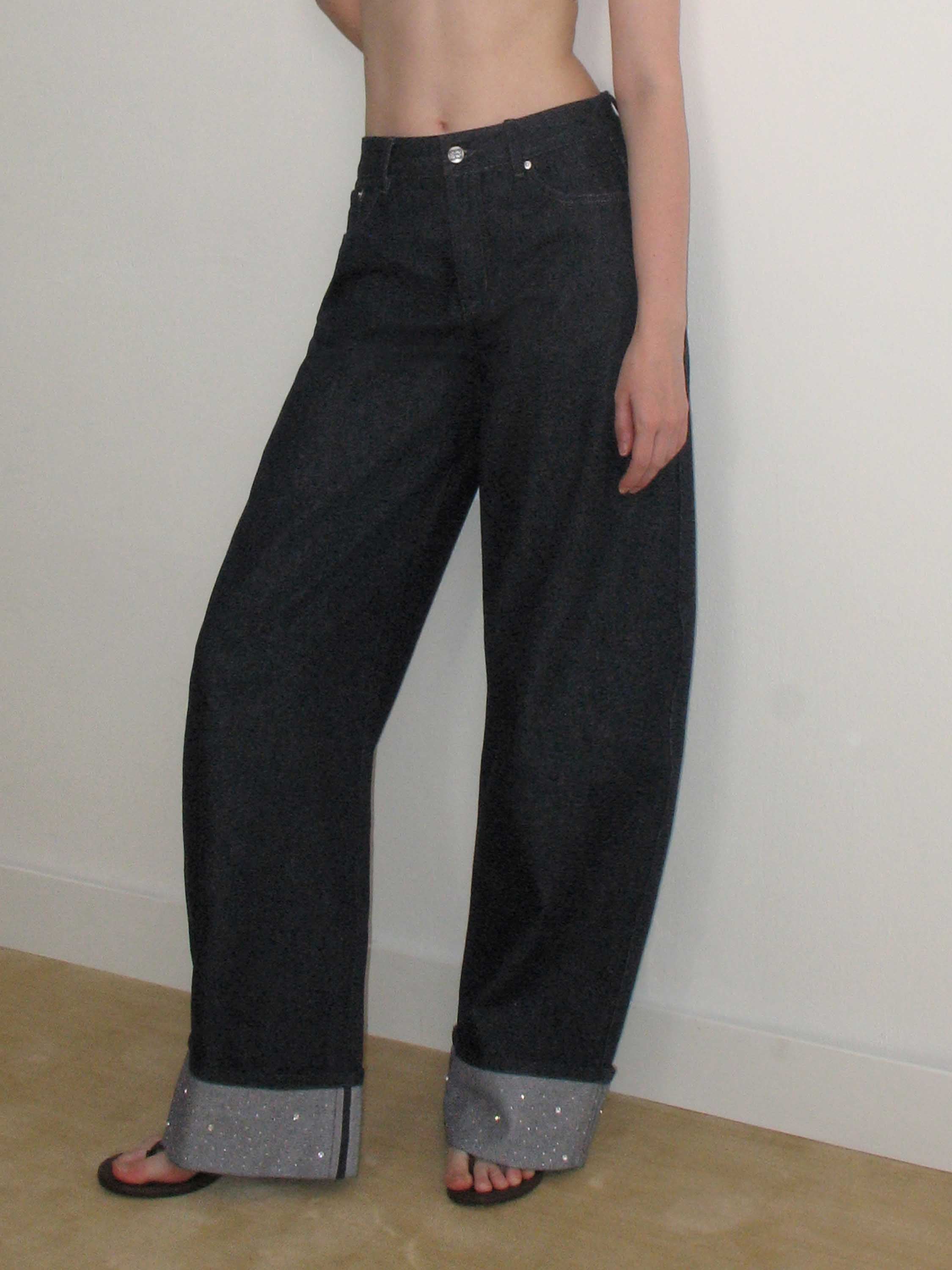 Indigo Round Jeans
