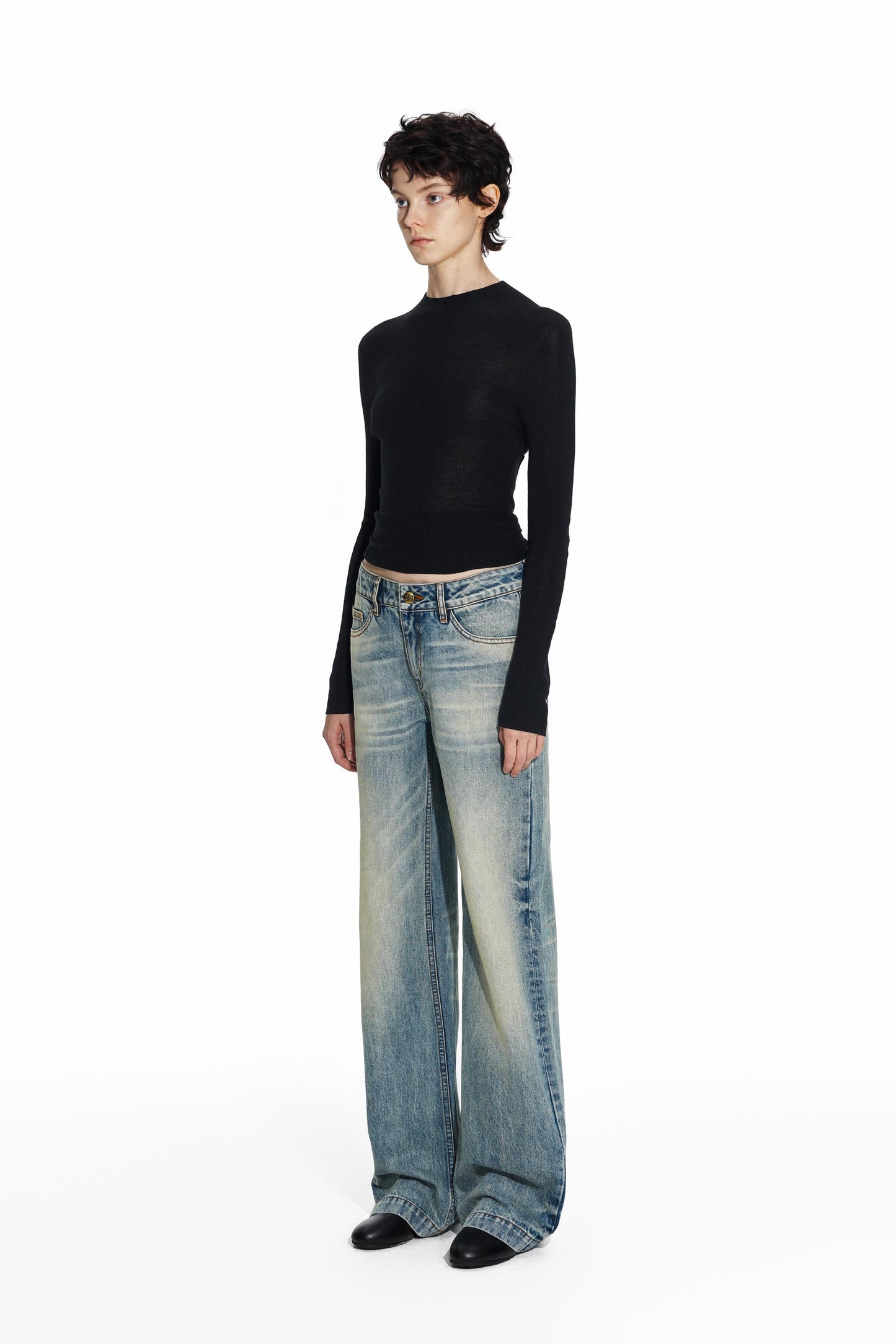 Blue Straight Jeans