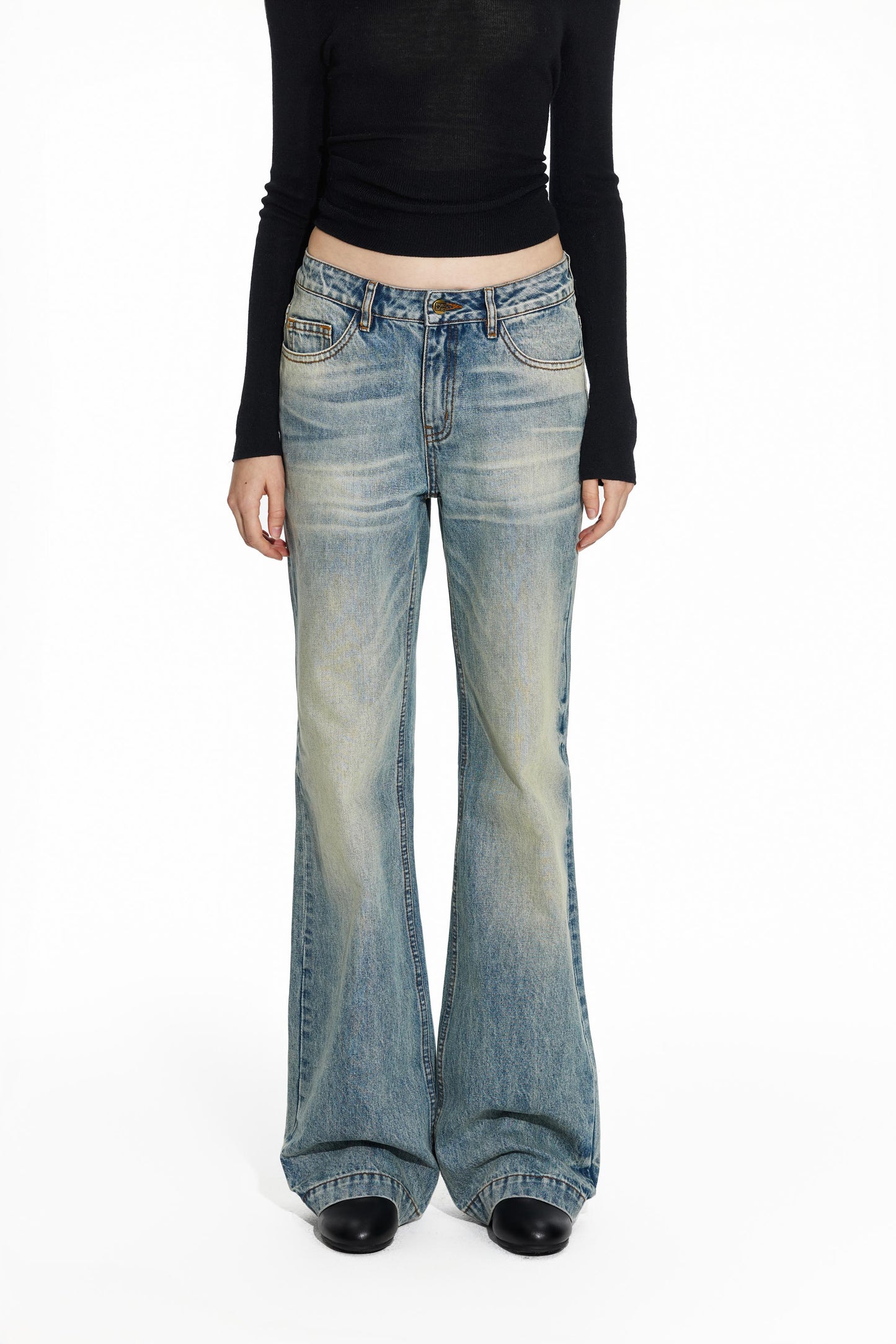 Blue Straight Jeans