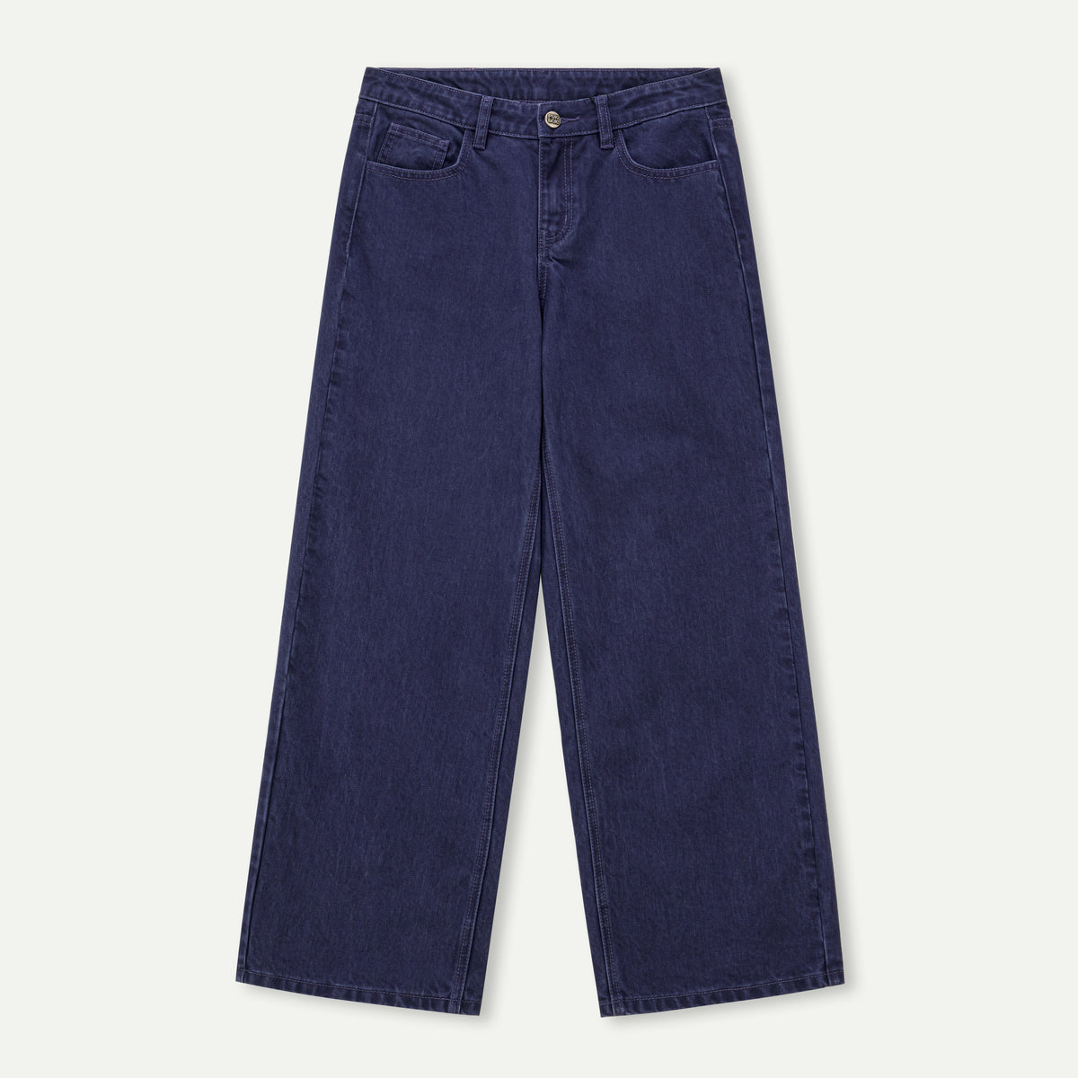 Cropped Straight-Leg Trousers