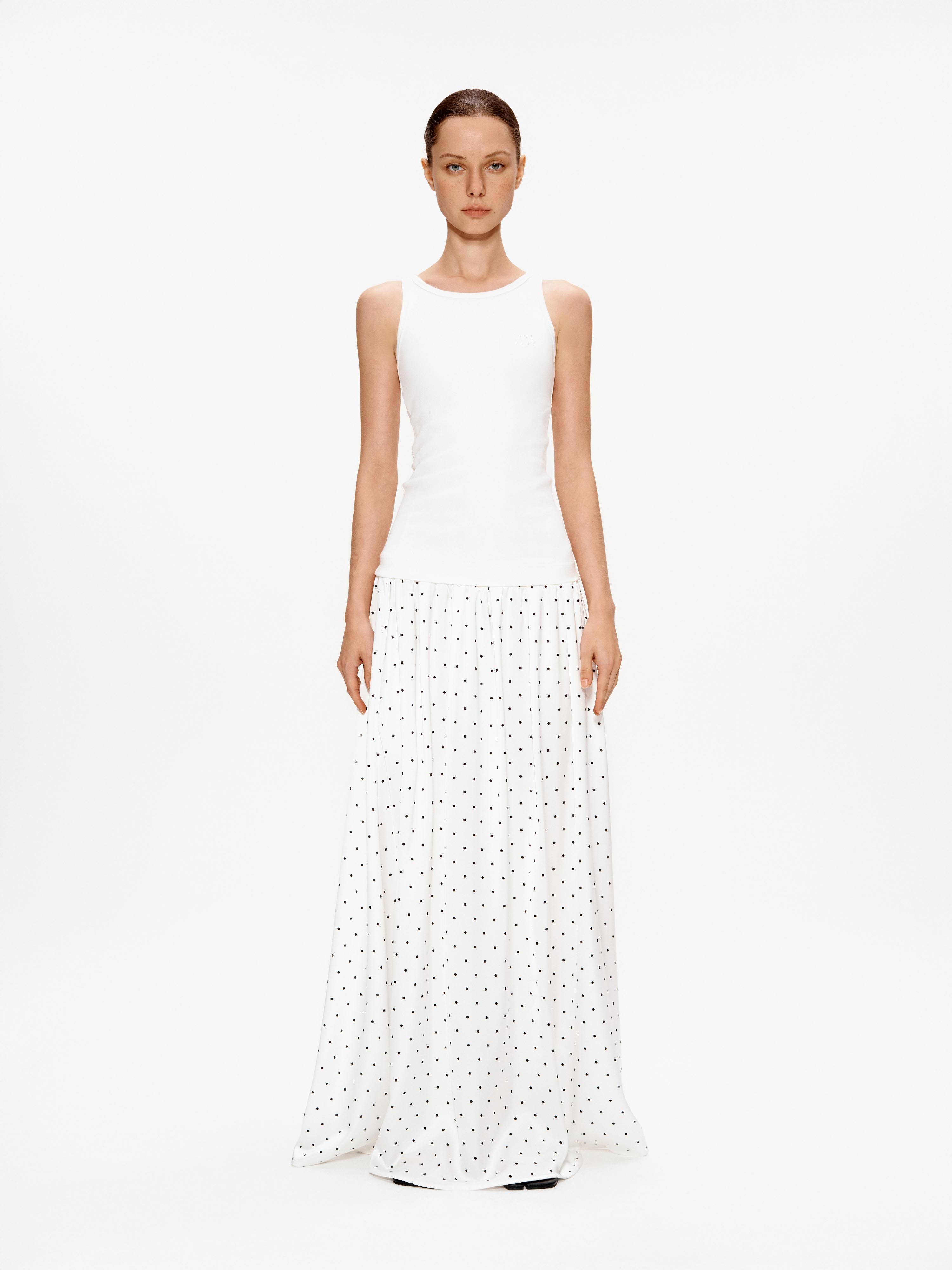 Layered Polka Dot Knit Dress