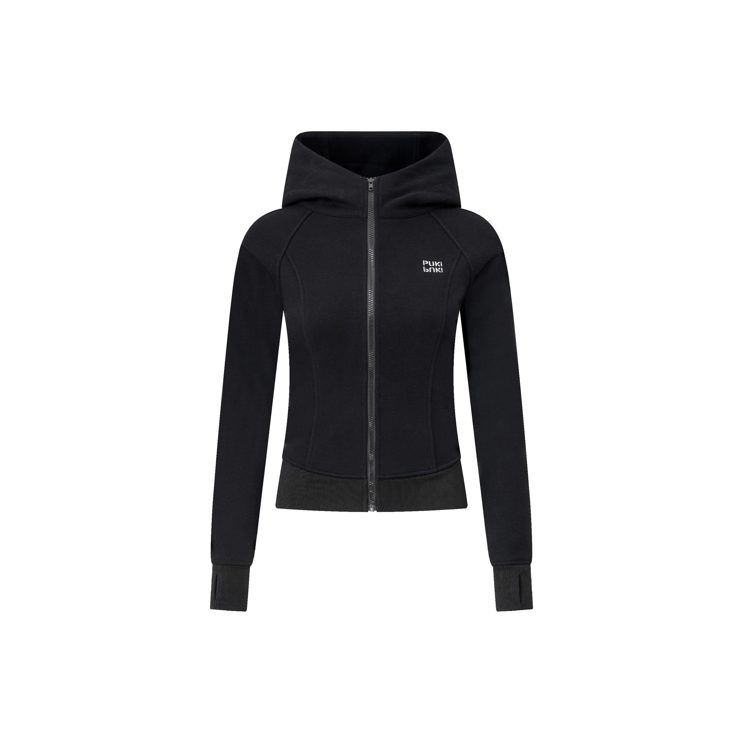 Bodycon Zip-up Hoodie