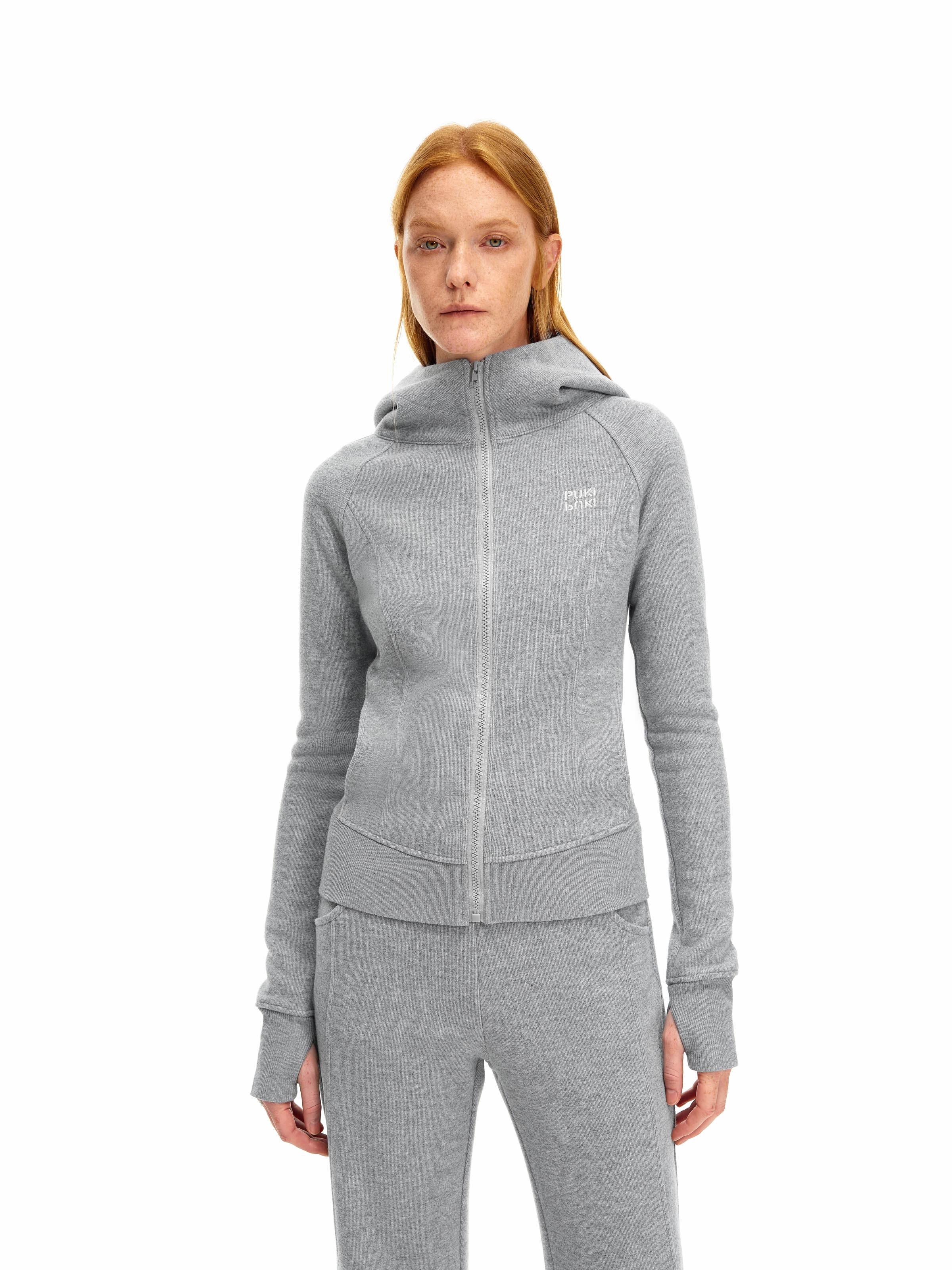 Bodycon Zip-up Hoodie