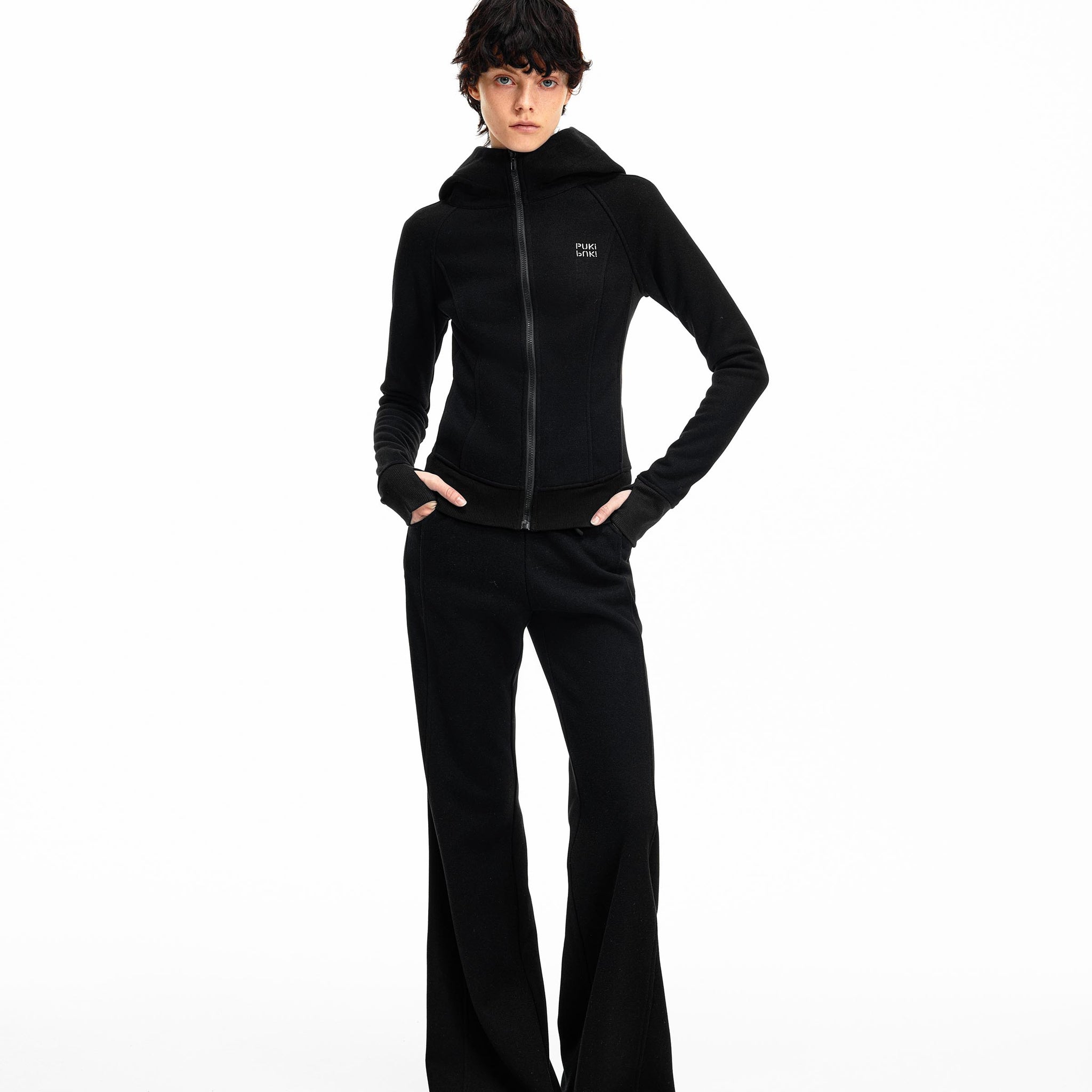 Bodycon Zip-up Hoodie