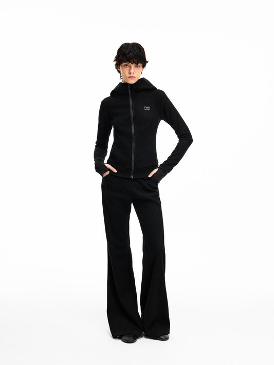 Bodycon Zip-up Hoodie