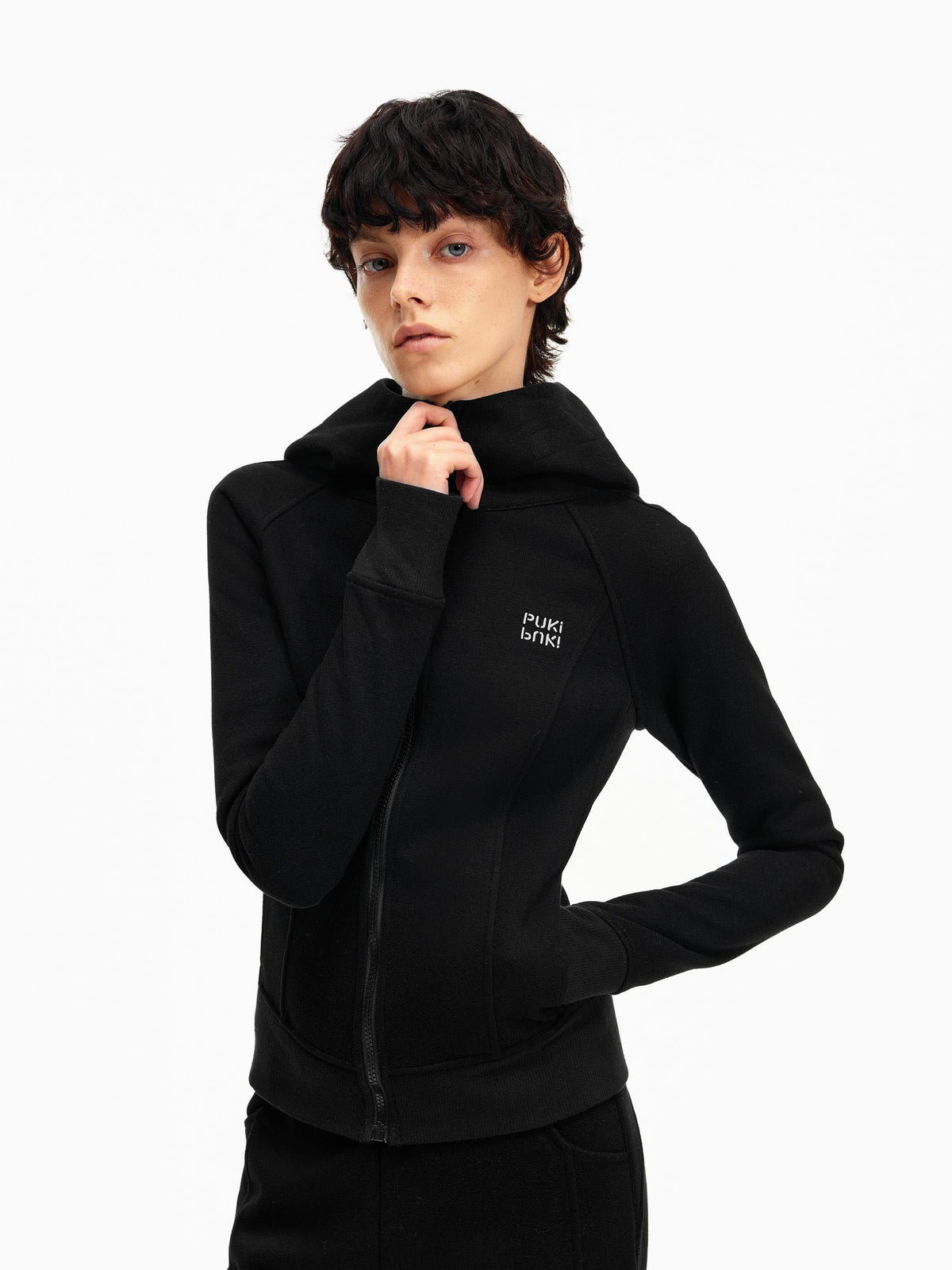 Acetate Paneled Slim-Fit Tracksuit Jacket