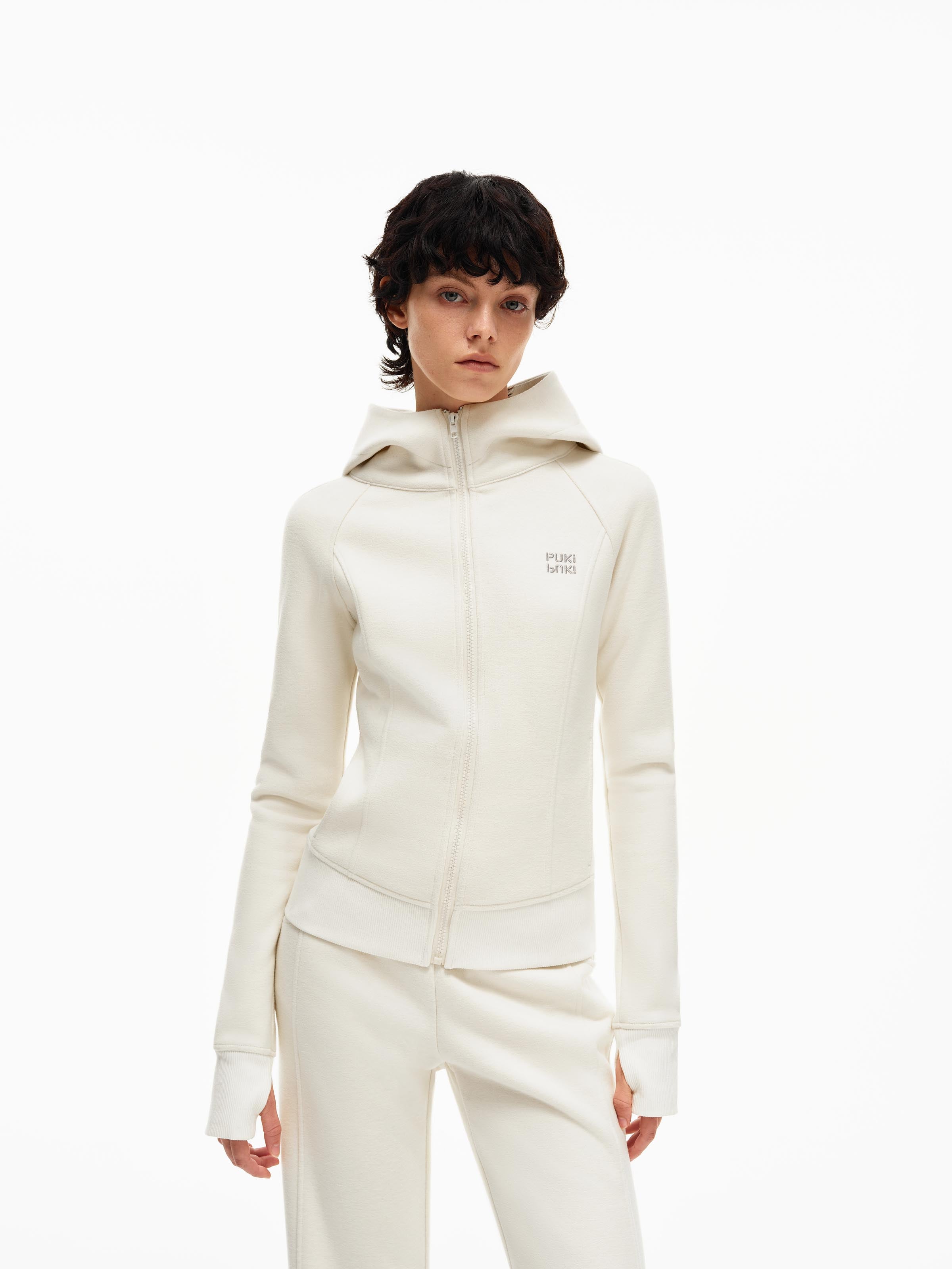 Bodycon Zip-up Hoodie