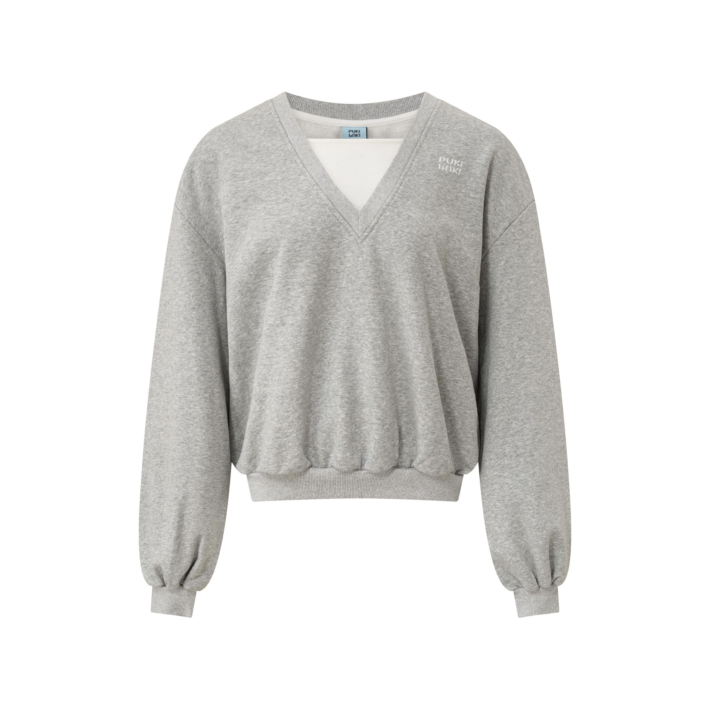 Color V-Neck Sweater