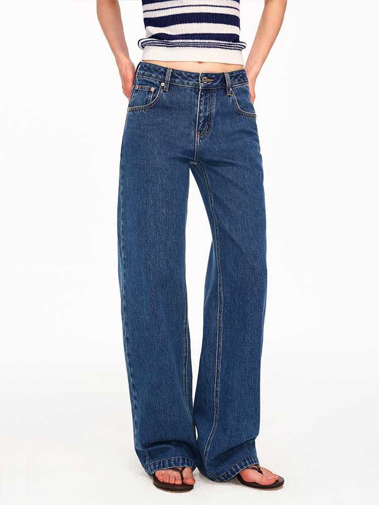 The Curved Low Rise Jeans