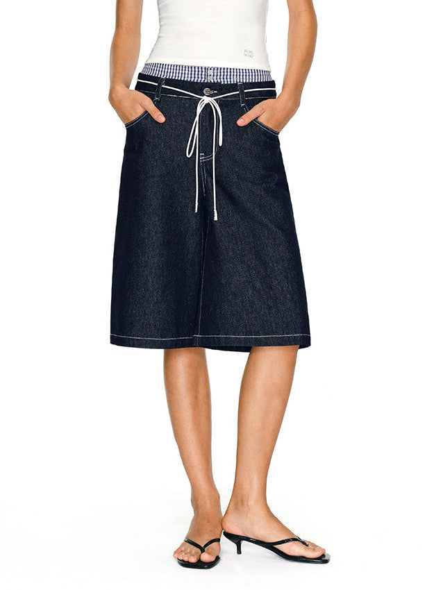 Scholar Denim Shorts